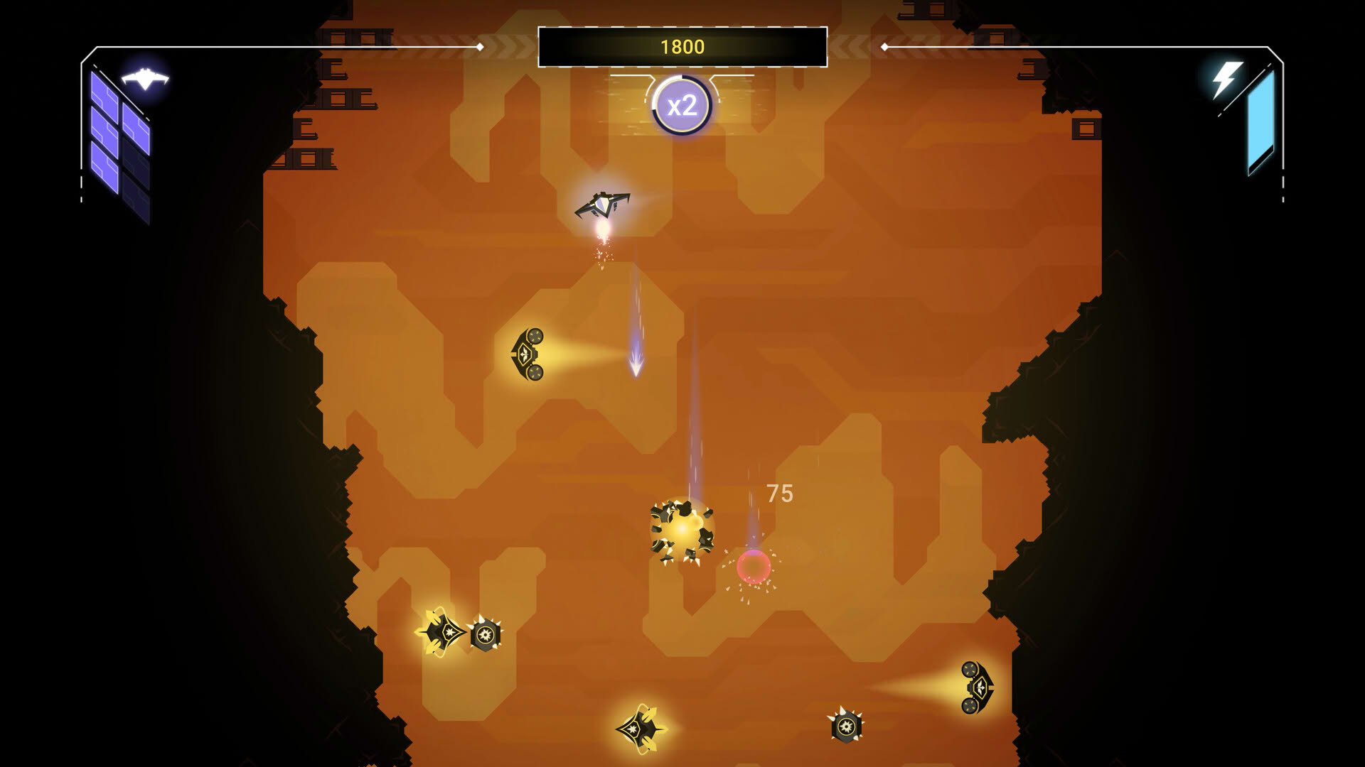 Screenshot for Caverns of Mars: Recharged