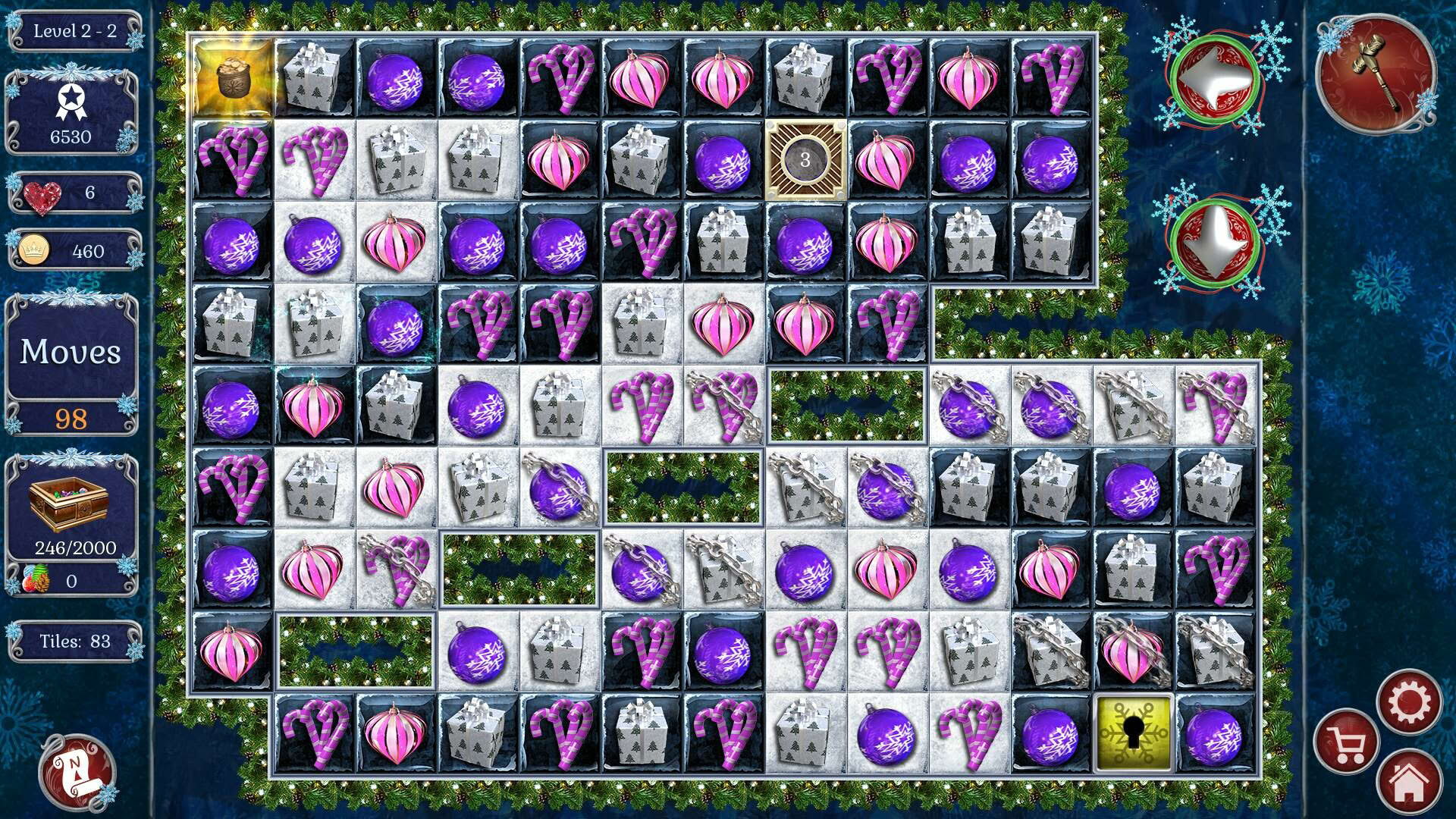 Screenshot for Jewel Match: Winter Wonderland 2 - Collector's Edition