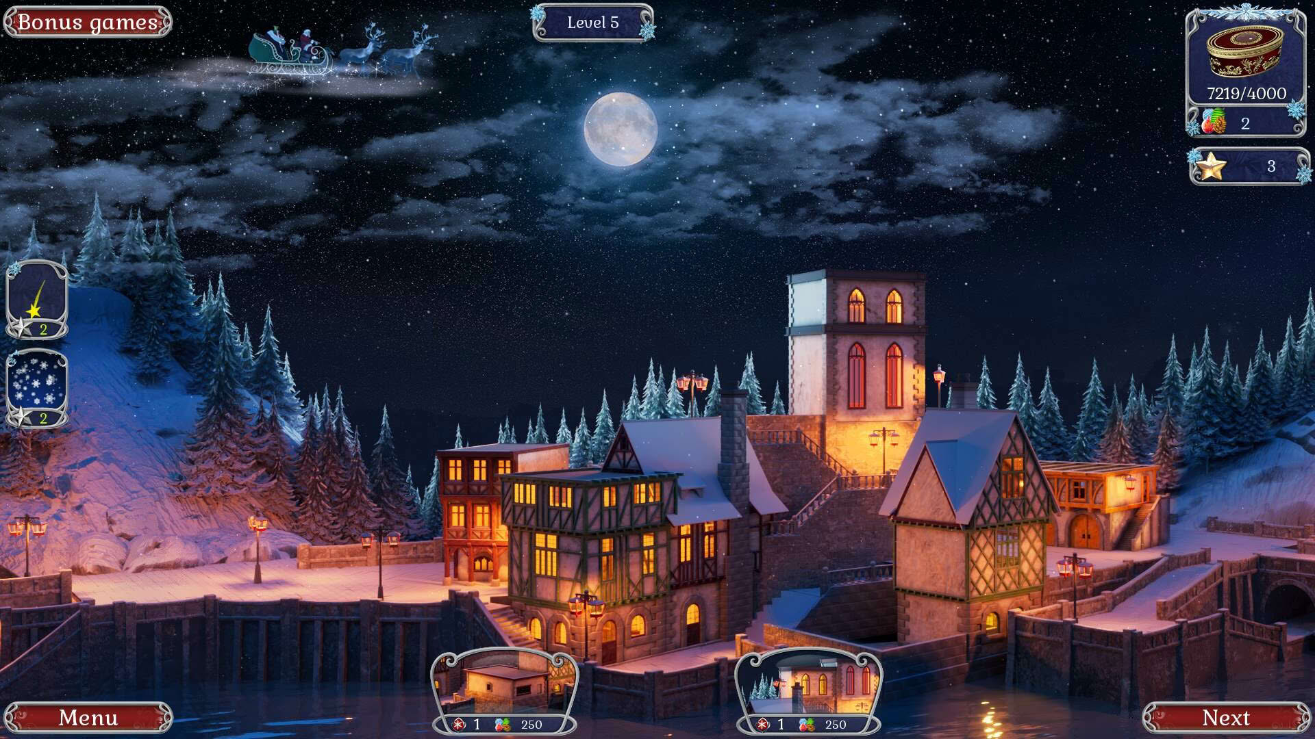 Screenshot for Jewel Match: Winter Wonderland 2 - Collector's Edition