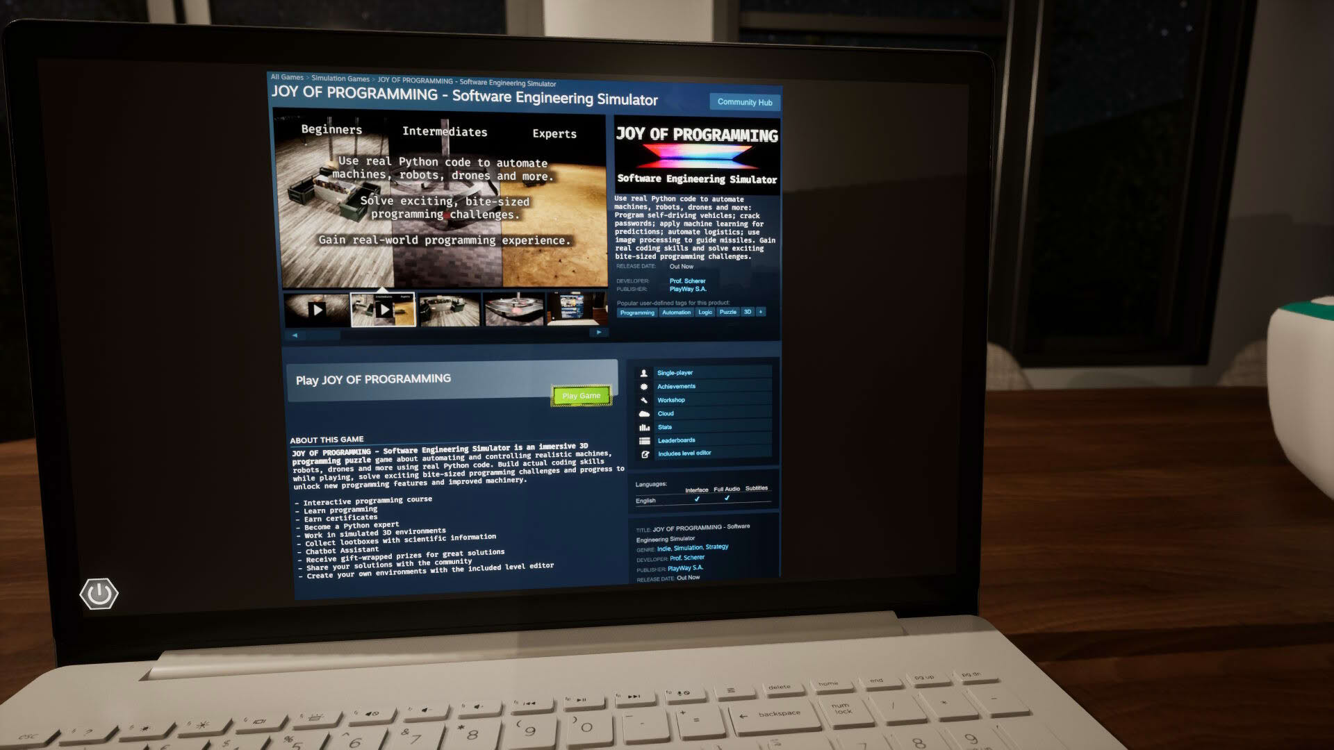 Screenshot for Joy of Programming: Software Engineering Simulator