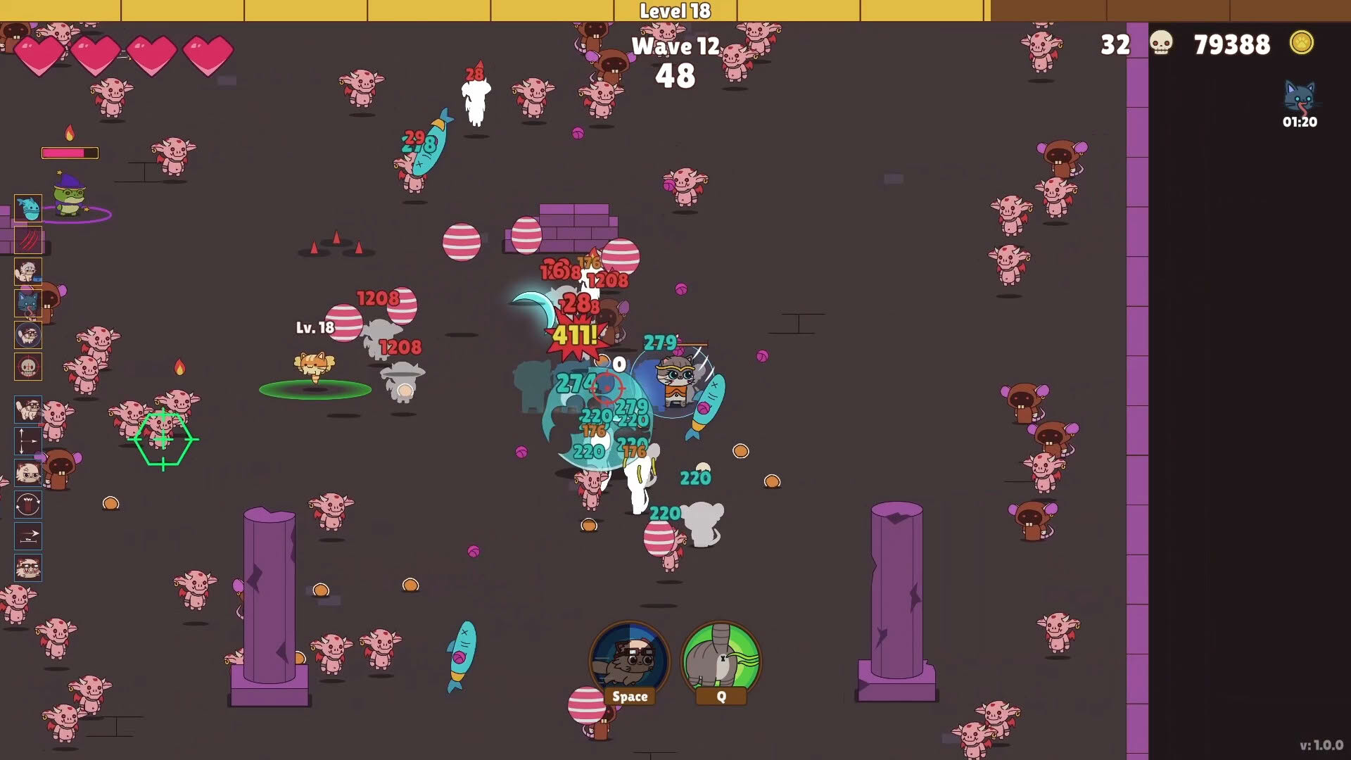 Screenshot for Kitty Survivors: Rogues of Catmere