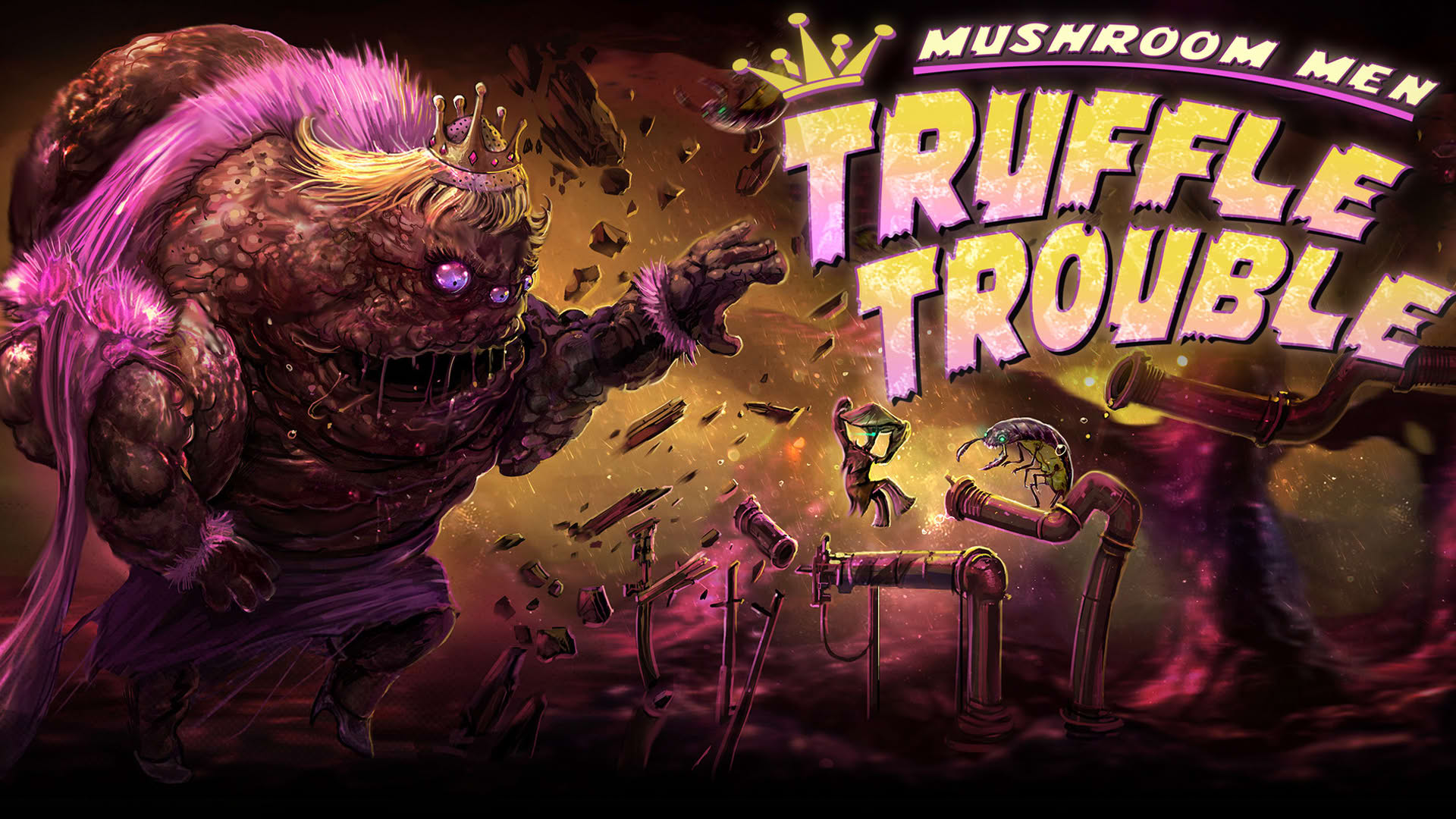 Screenshot for Mushroom Men: Truffle Trouble