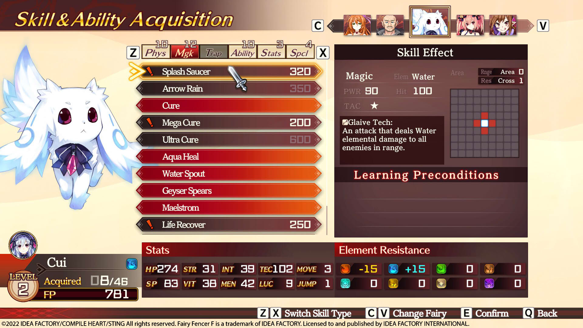 Screenshot for Fairy Fencer F: Refrain Chord