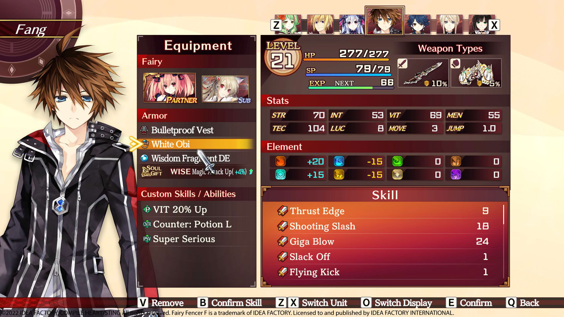 Screenshot for Fairy Fencer F: Refrain Chord
