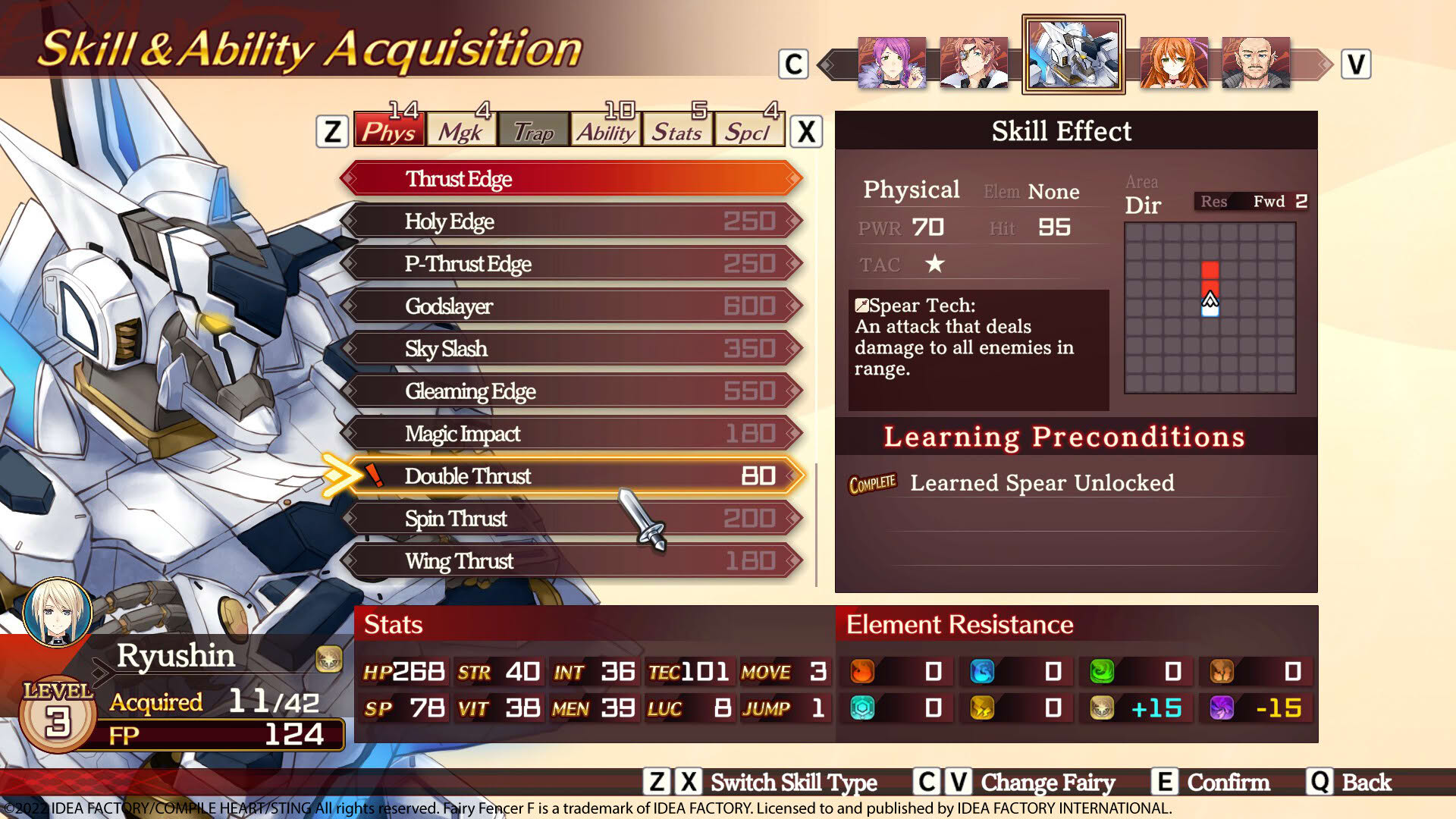 Screenshot for Fairy Fencer F: Refrain Chord