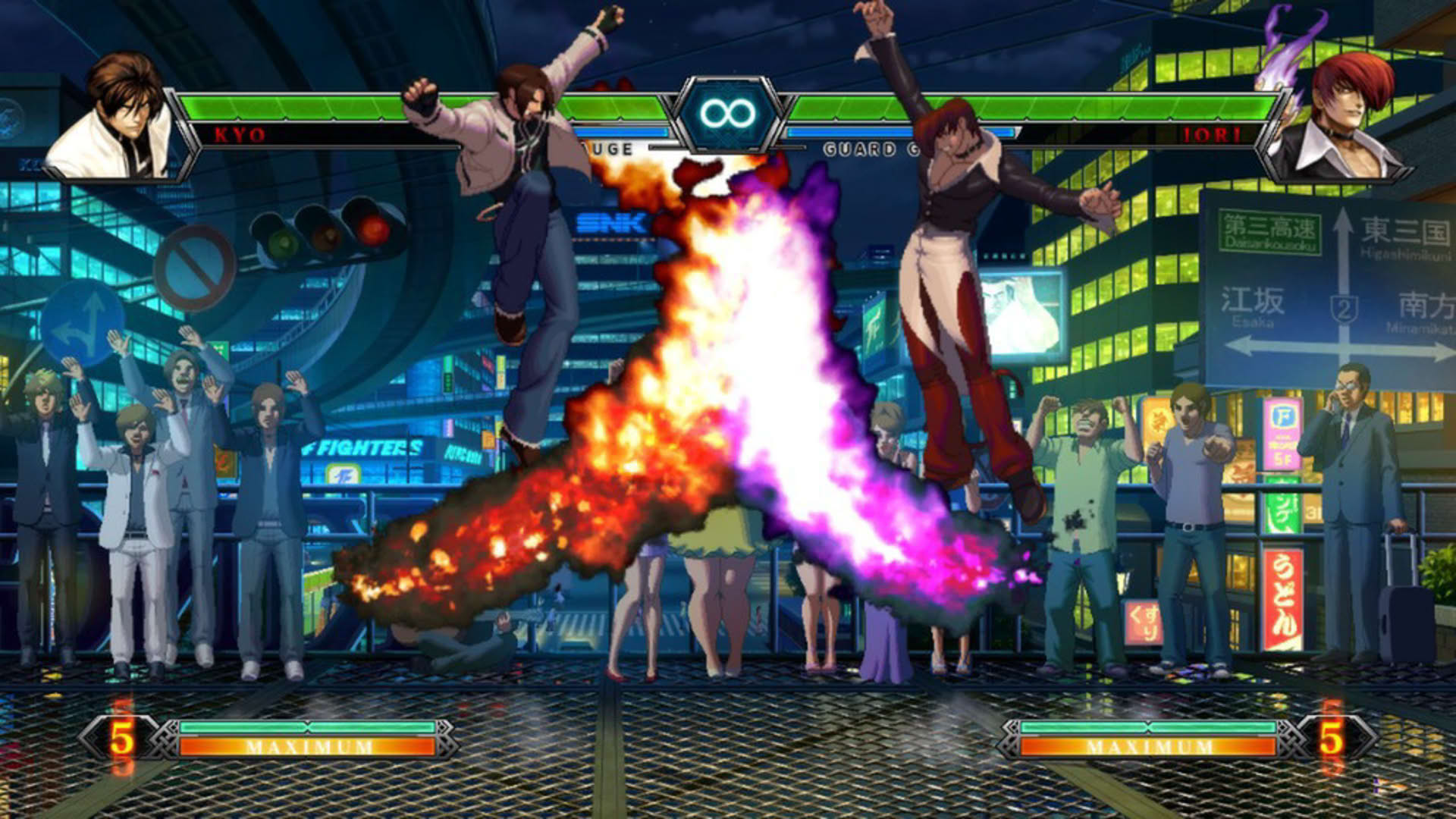 Screenshot for The King of Fighters XIII