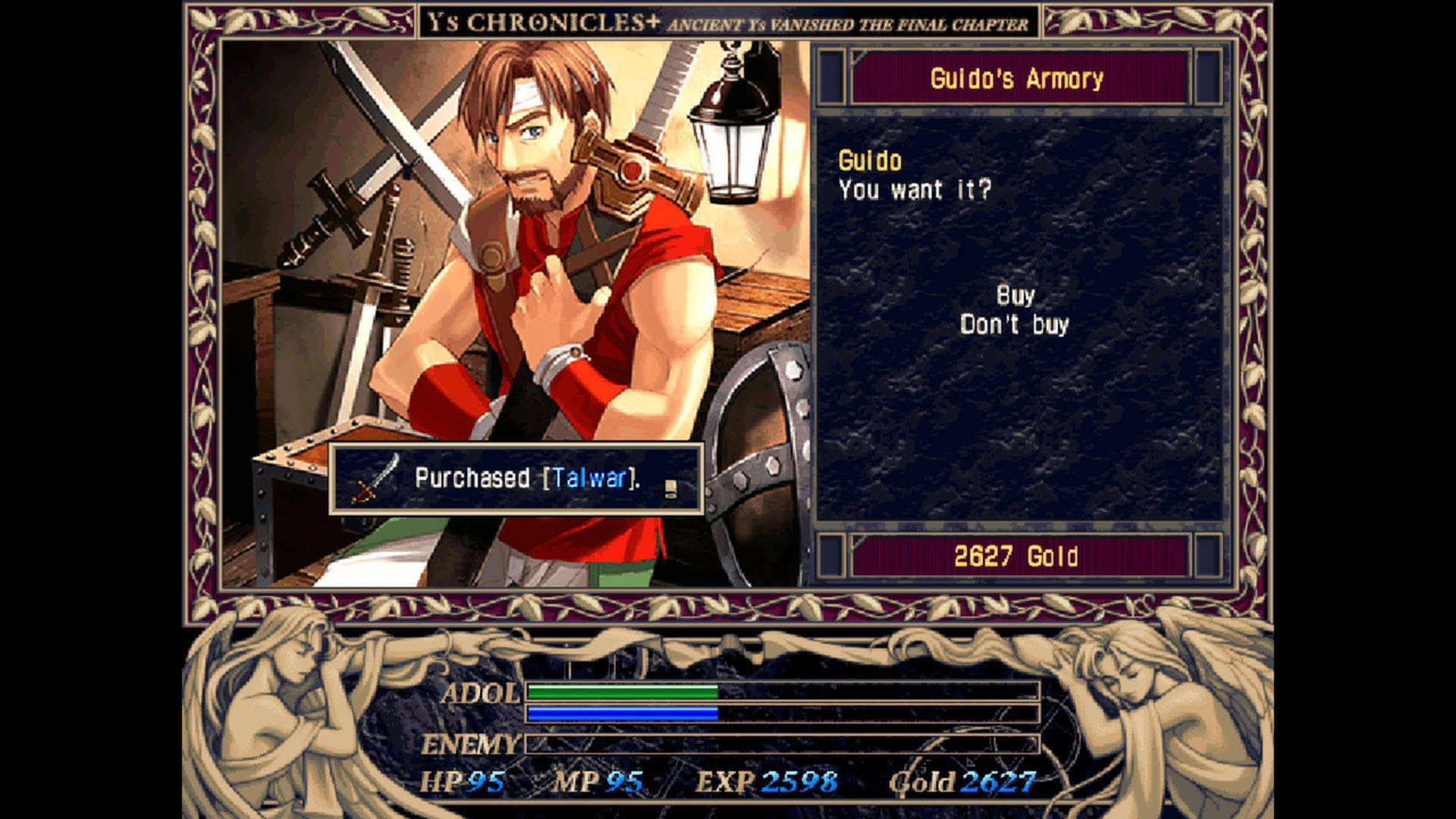 Screenshot for Ys II Complete