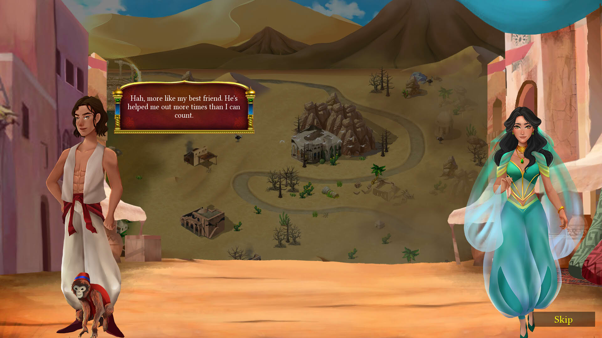Screenshot for Amanda's Magic Book 6: Aladdin's Magic Lamp