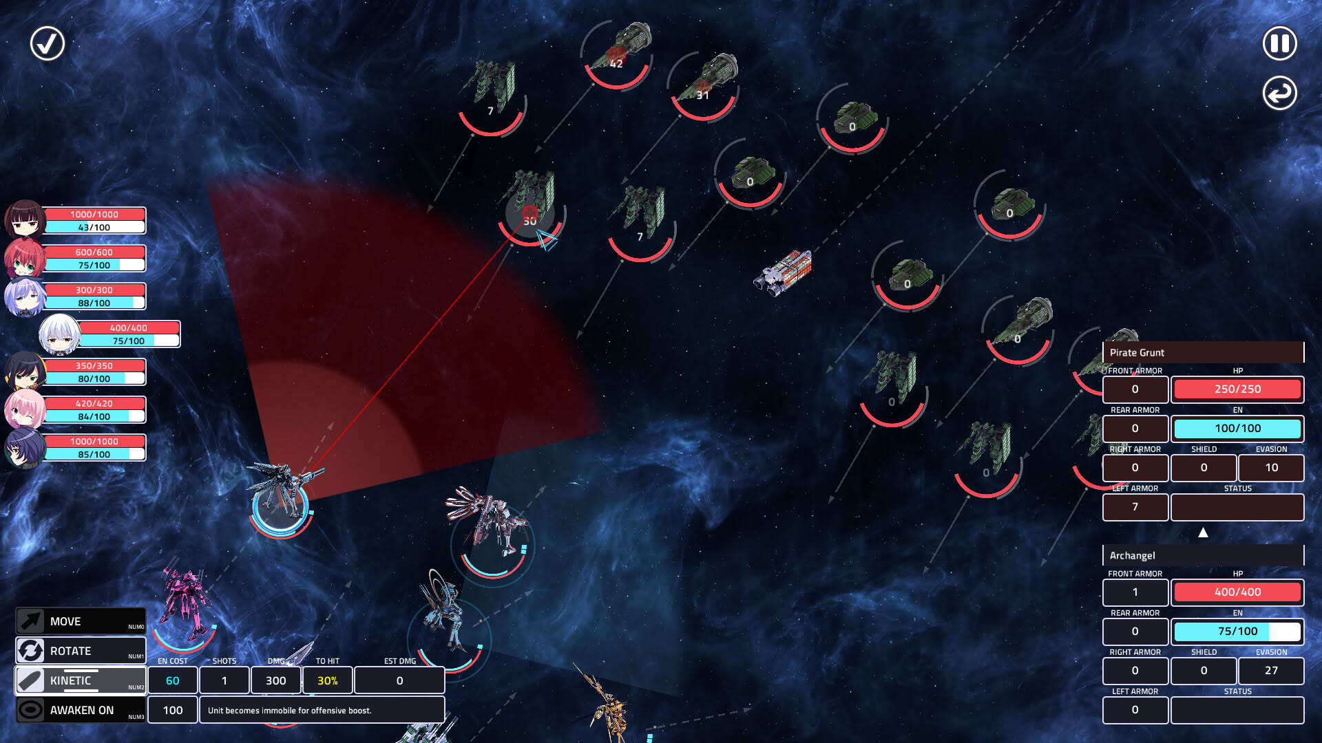 Screenshot for Sunrider 4: The Captain's Return