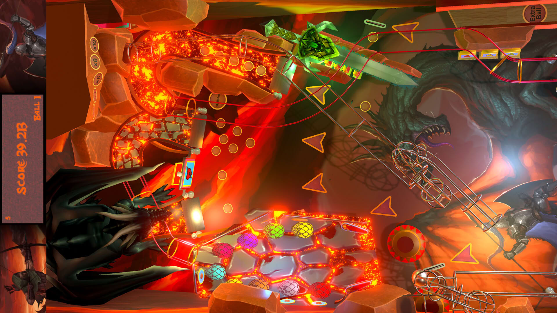 Screenshot for Dragon Pinball