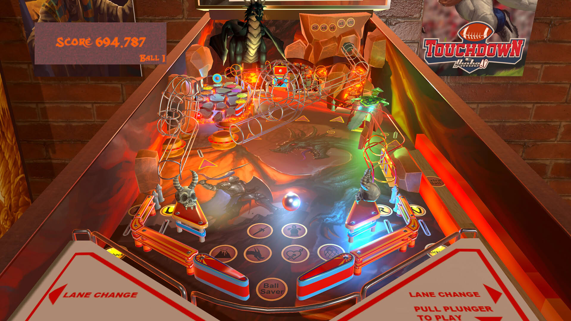 Screenshot for Dragon Pinball