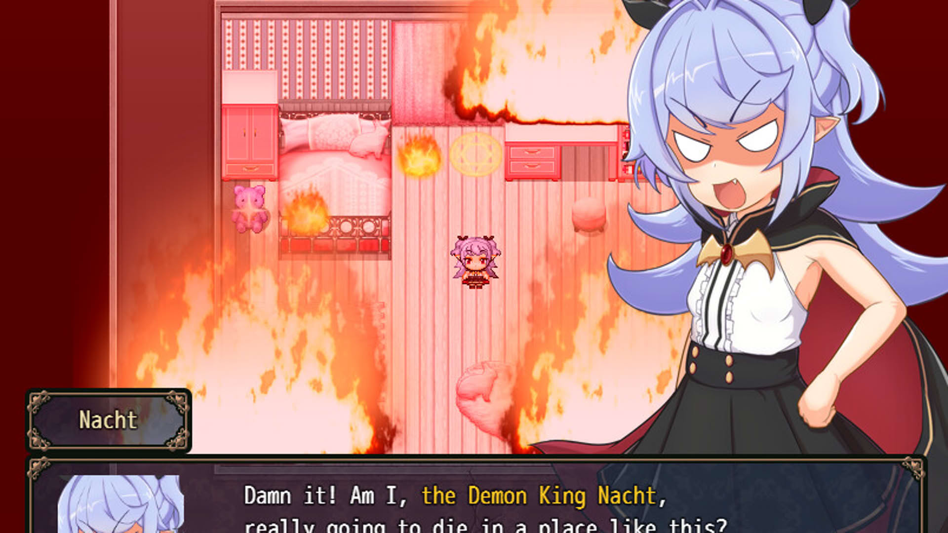Screenshot for Nacht-sama is quitting being the demon king!