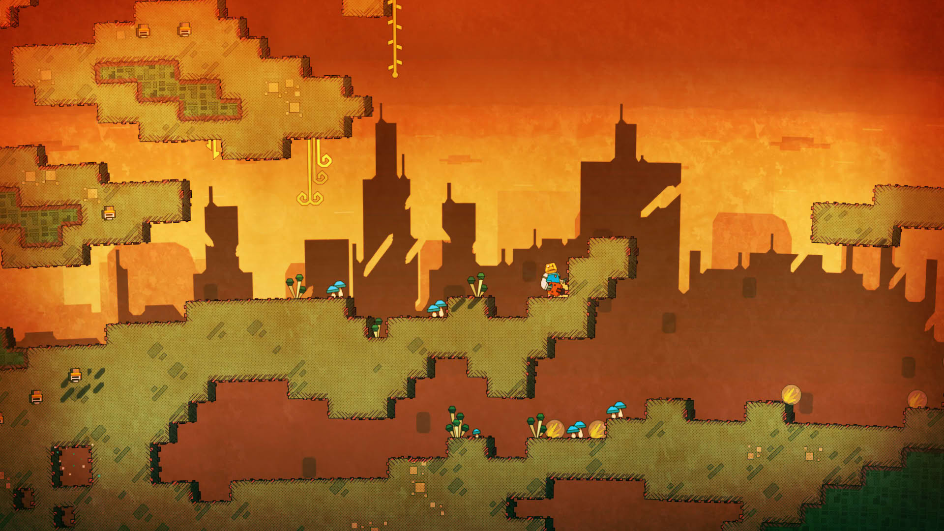 Screenshot for PixelJunk Nom Nom Galaxy