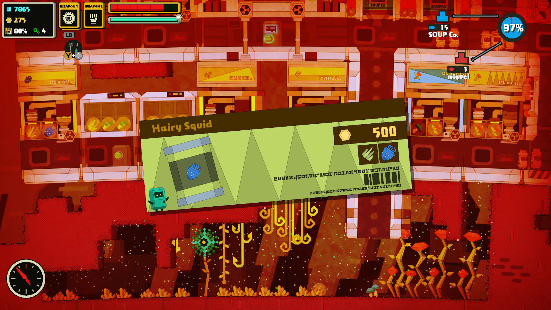 Screenshot for PixelJunk Nom Nom Galaxy