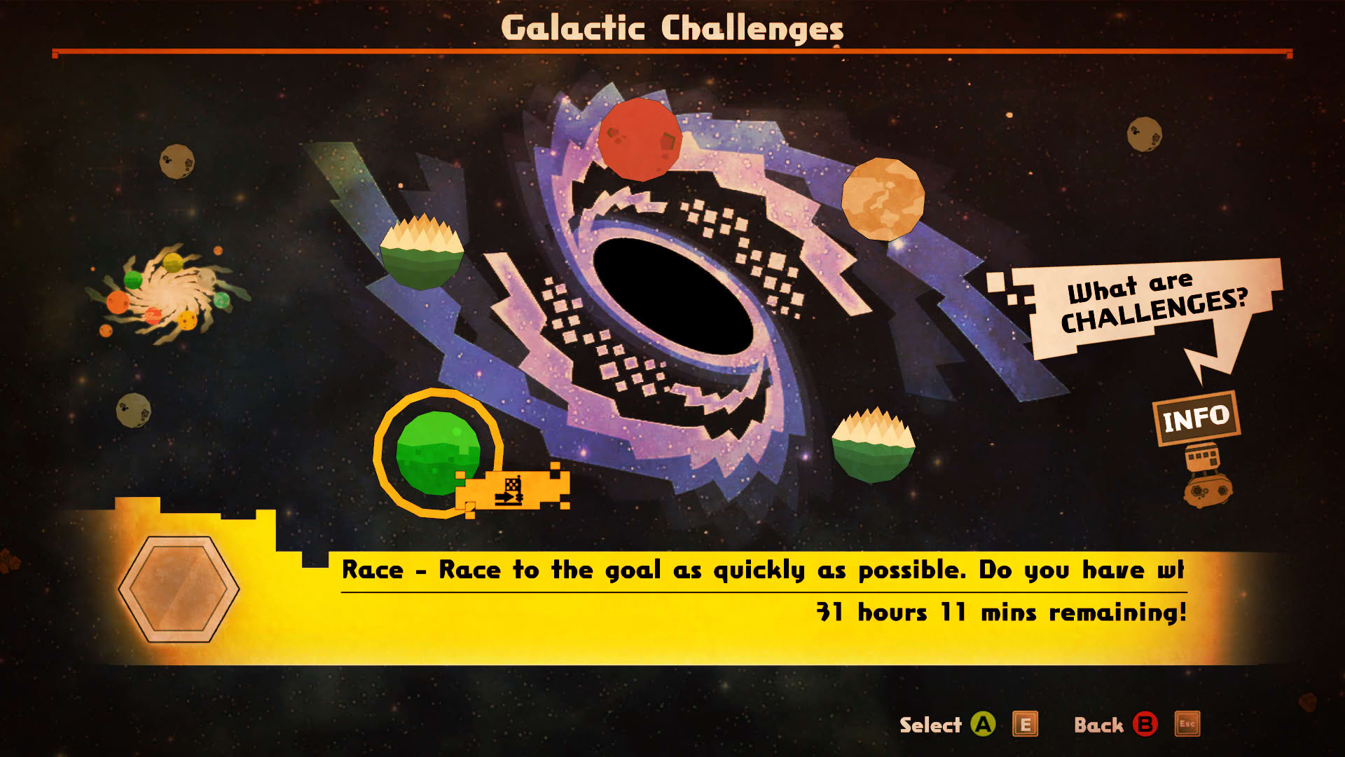 Screenshot for PixelJunk Nom Nom Galaxy