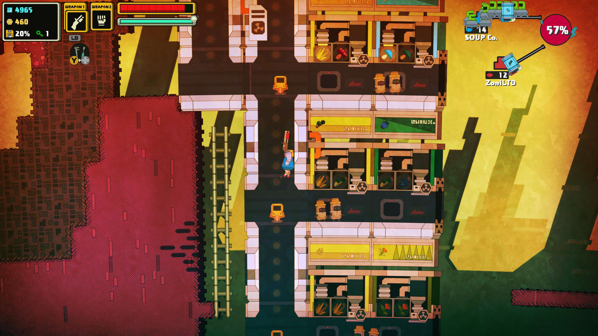 Screenshot for PixelJunk Nom Nom Galaxy
