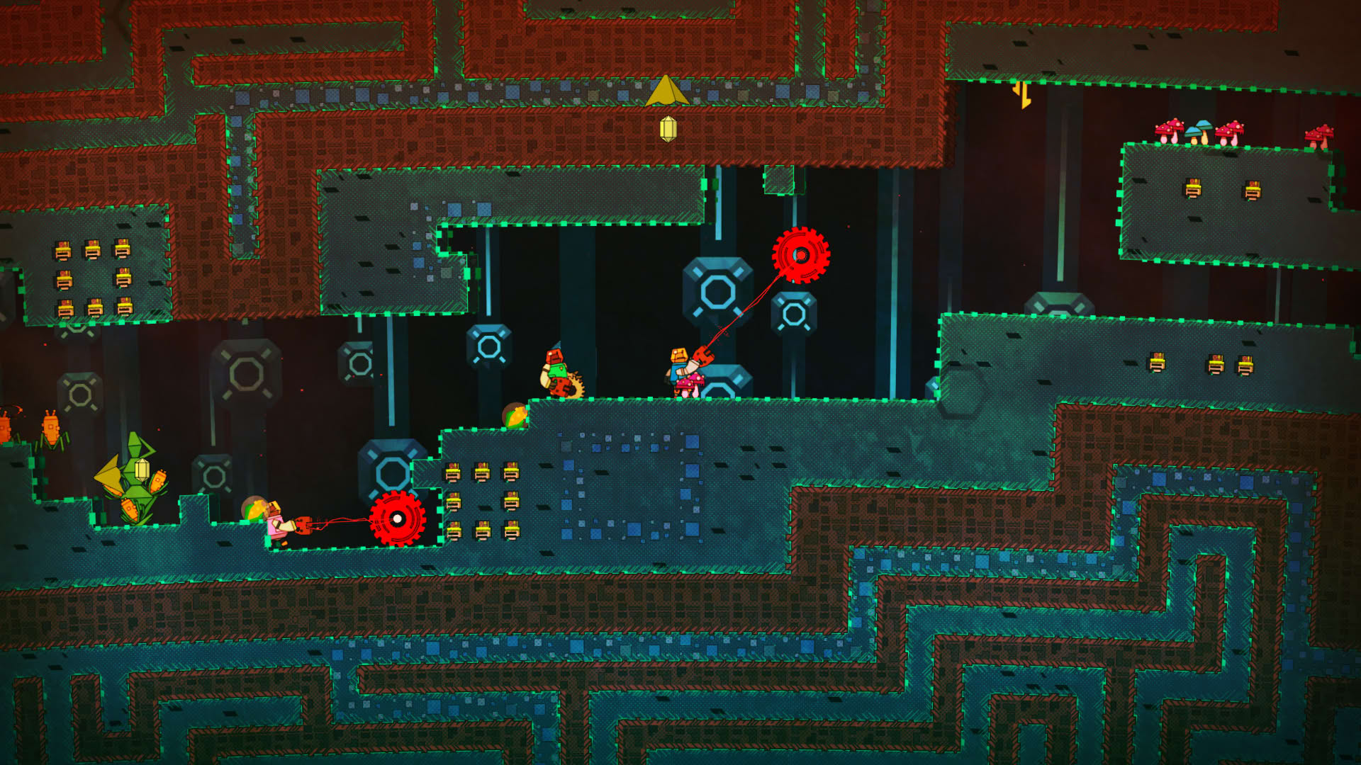 Screenshot for PixelJunk Nom Nom Galaxy