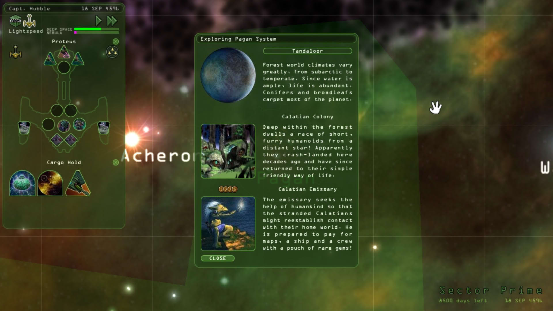 Screenshot for Weird Worlds: Return to Infinite Space