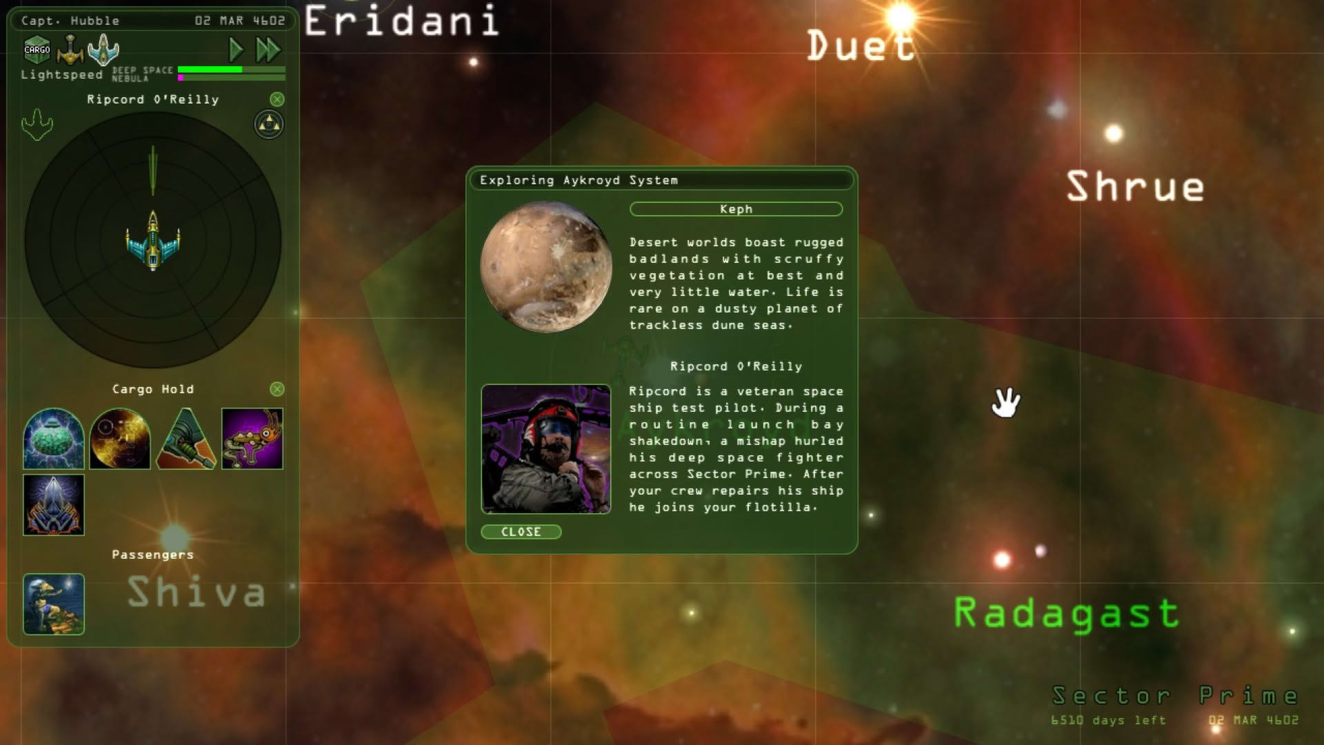 Screenshot for Weird Worlds: Return to Infinite Space