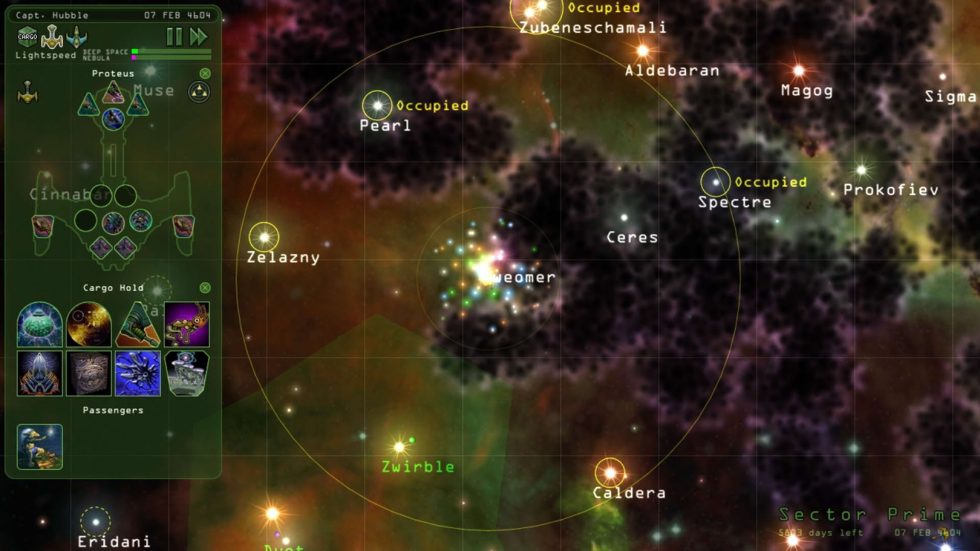 Screenshot for Weird Worlds: Return to Infinite Space