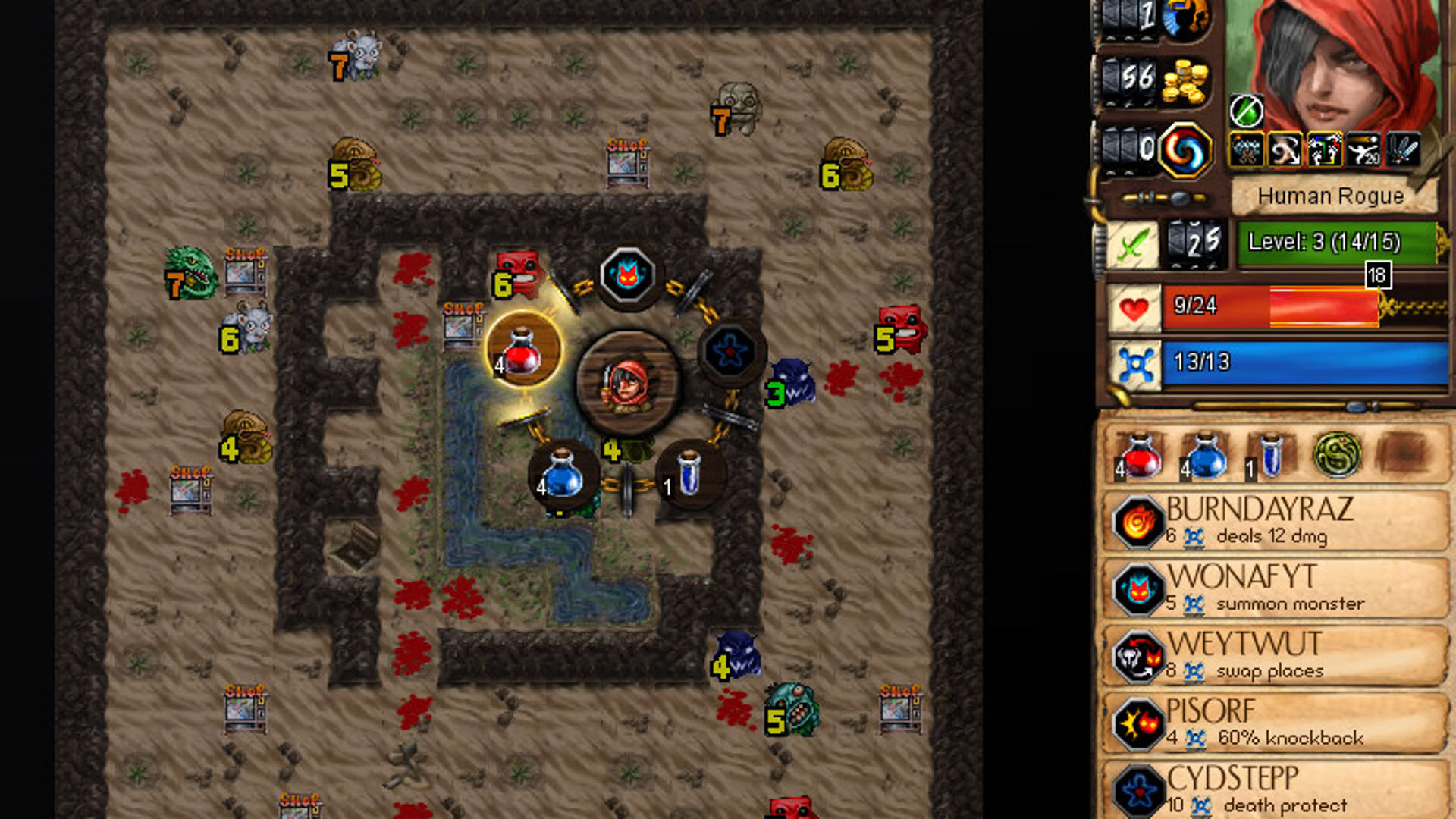 Screenshot for Desktop Dungeons