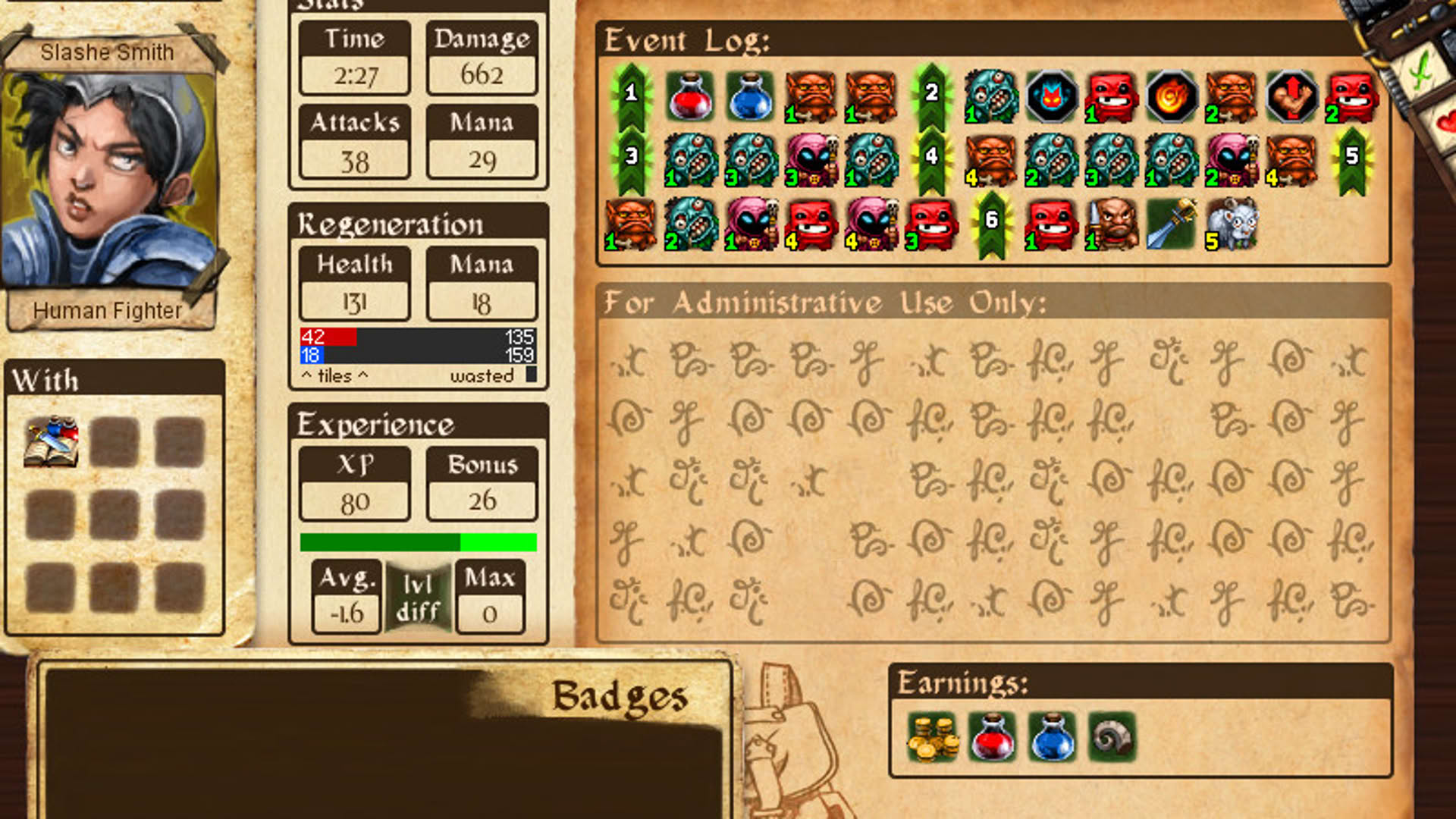 Screenshot for Desktop Dungeons