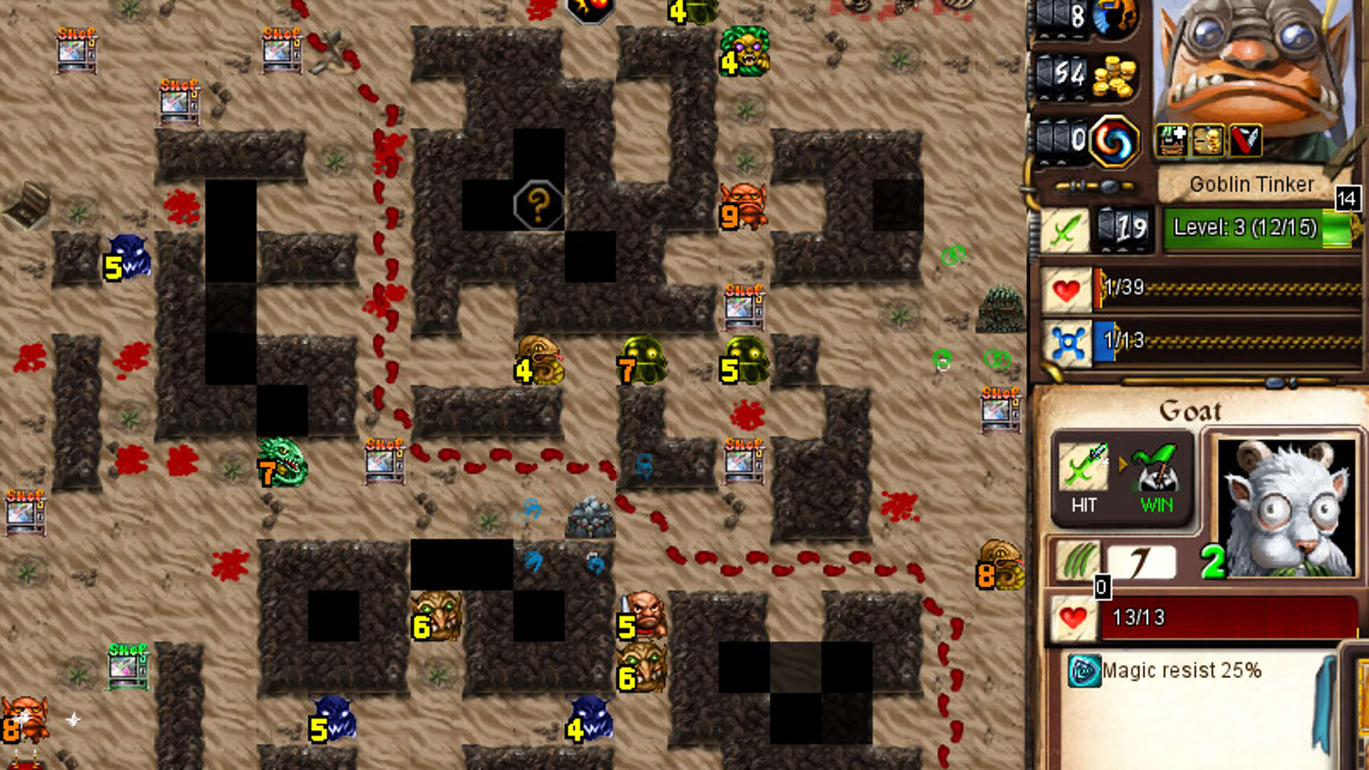 Screenshot for Desktop Dungeons