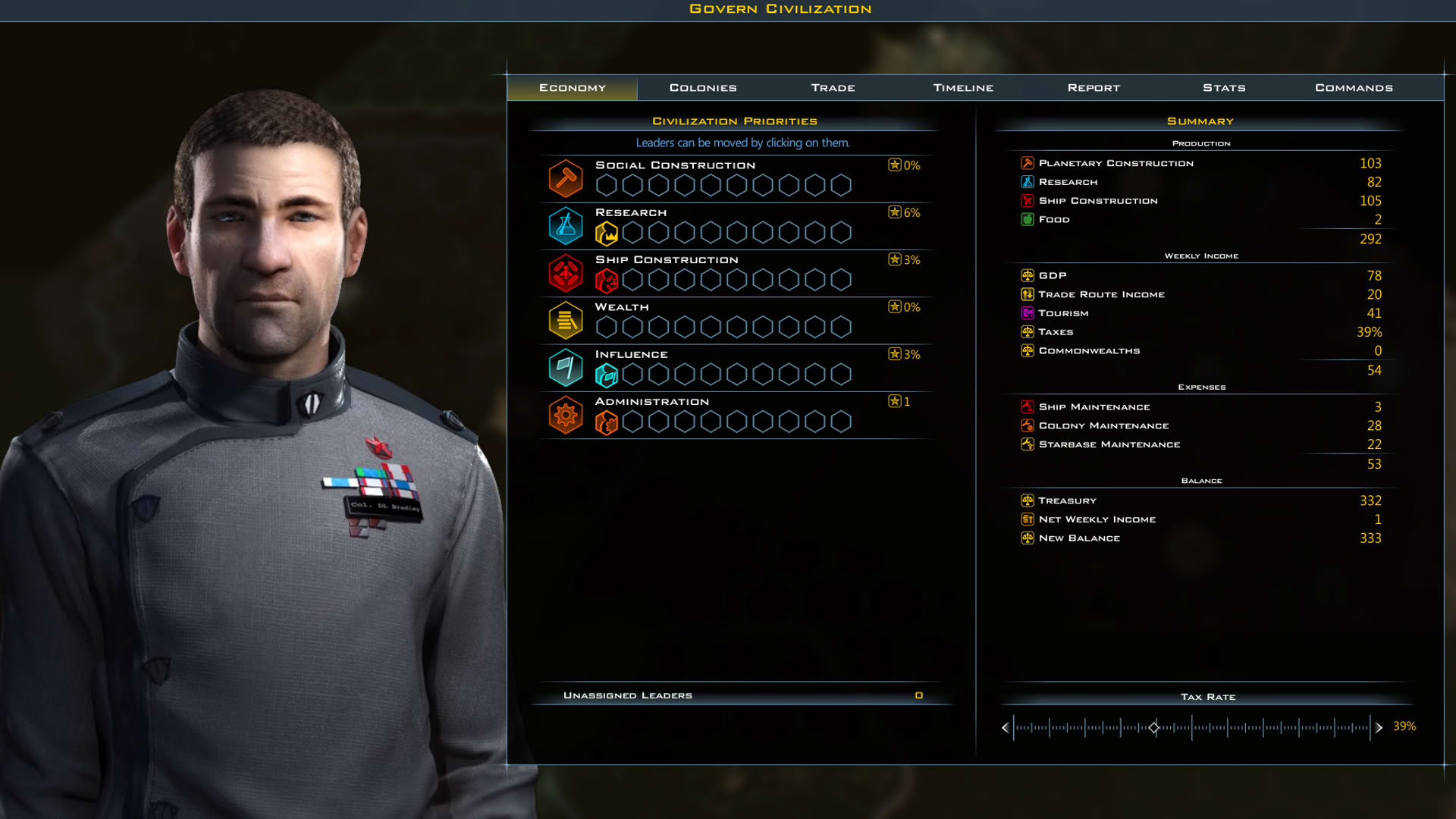Screenshot for Galactic Civilizations III