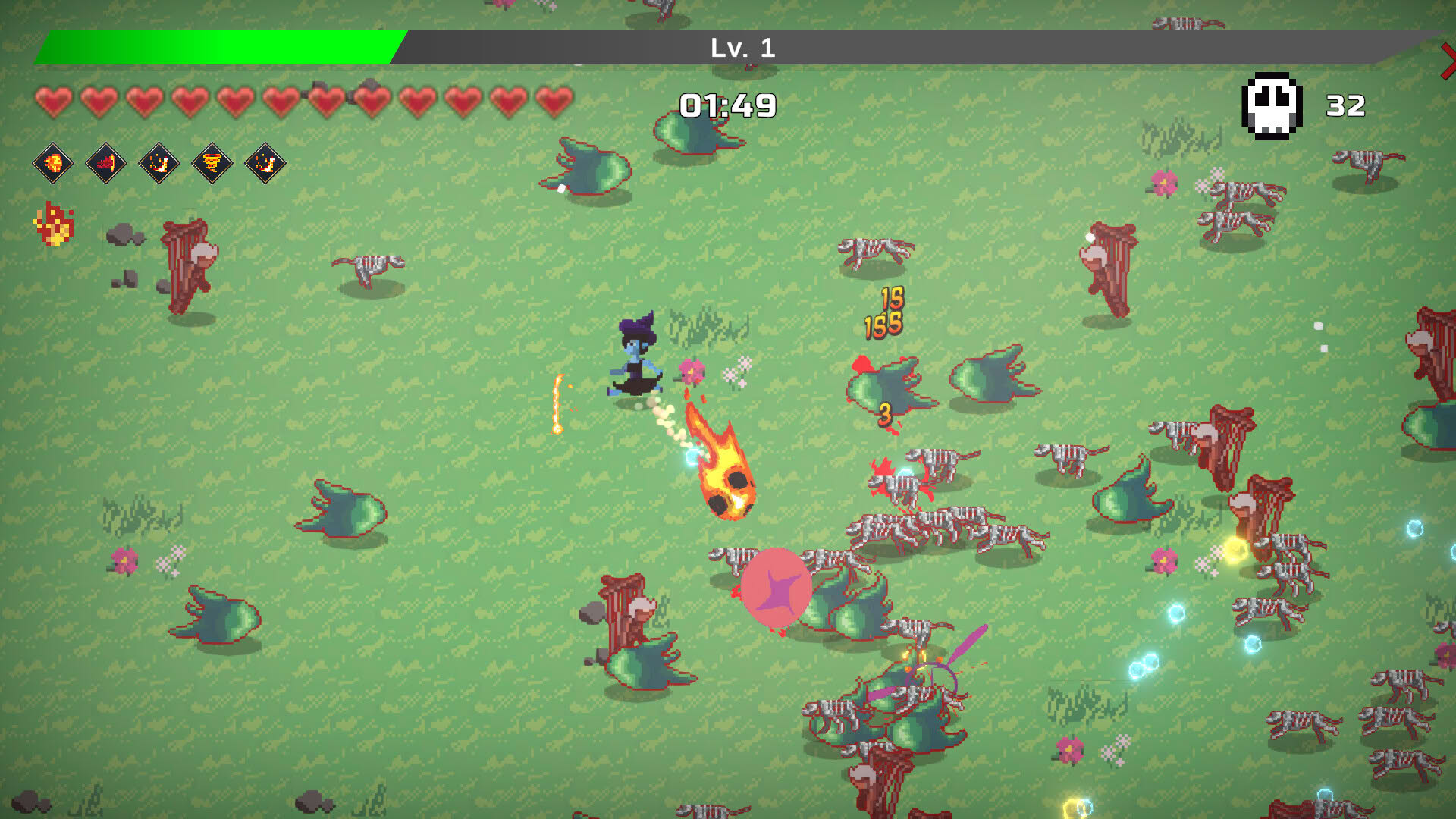 Screenshot for Elemental Survivors: Roguelike