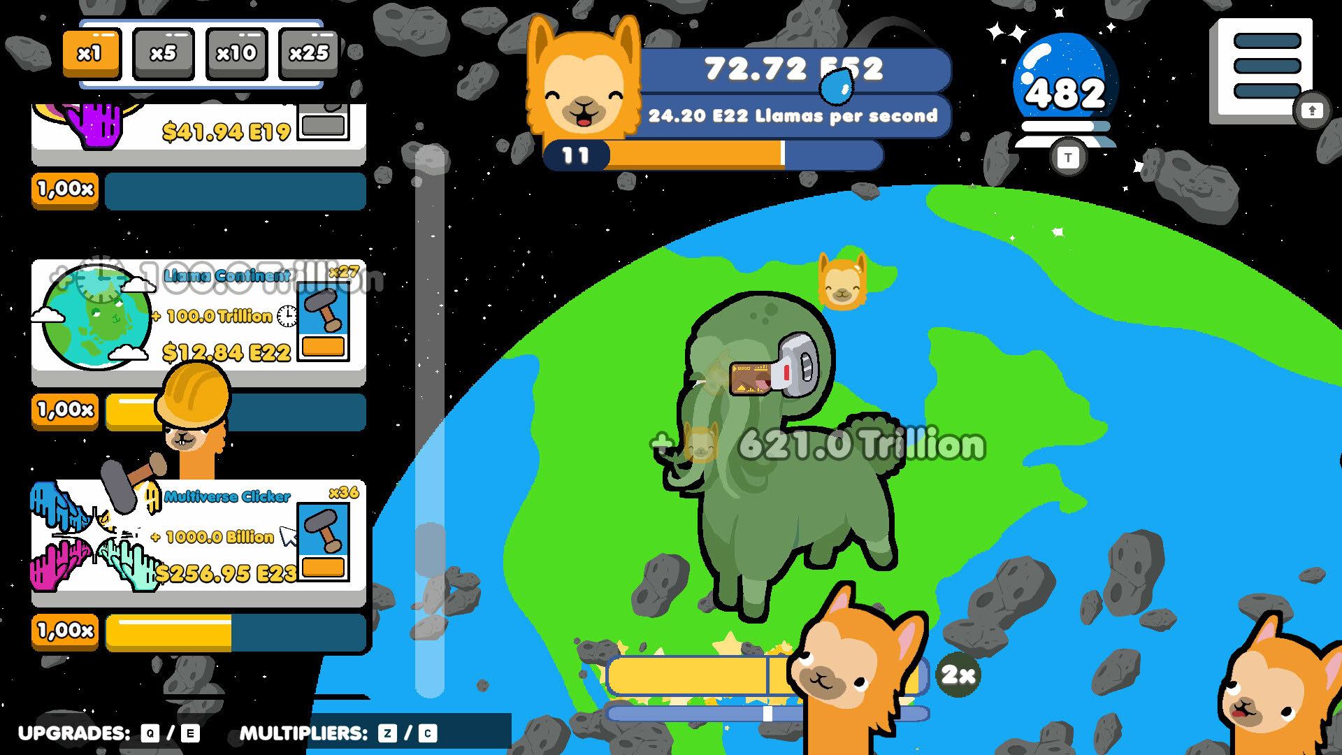 Screenshot for Lhama Clicker