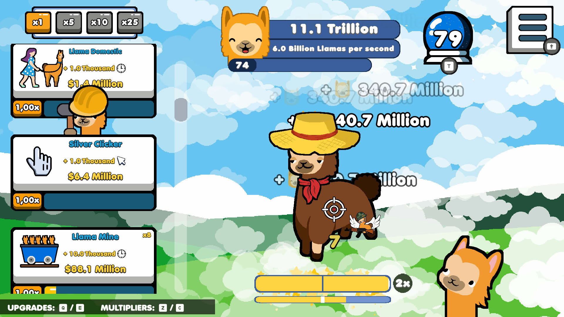 Screenshot for Lhama Clicker
