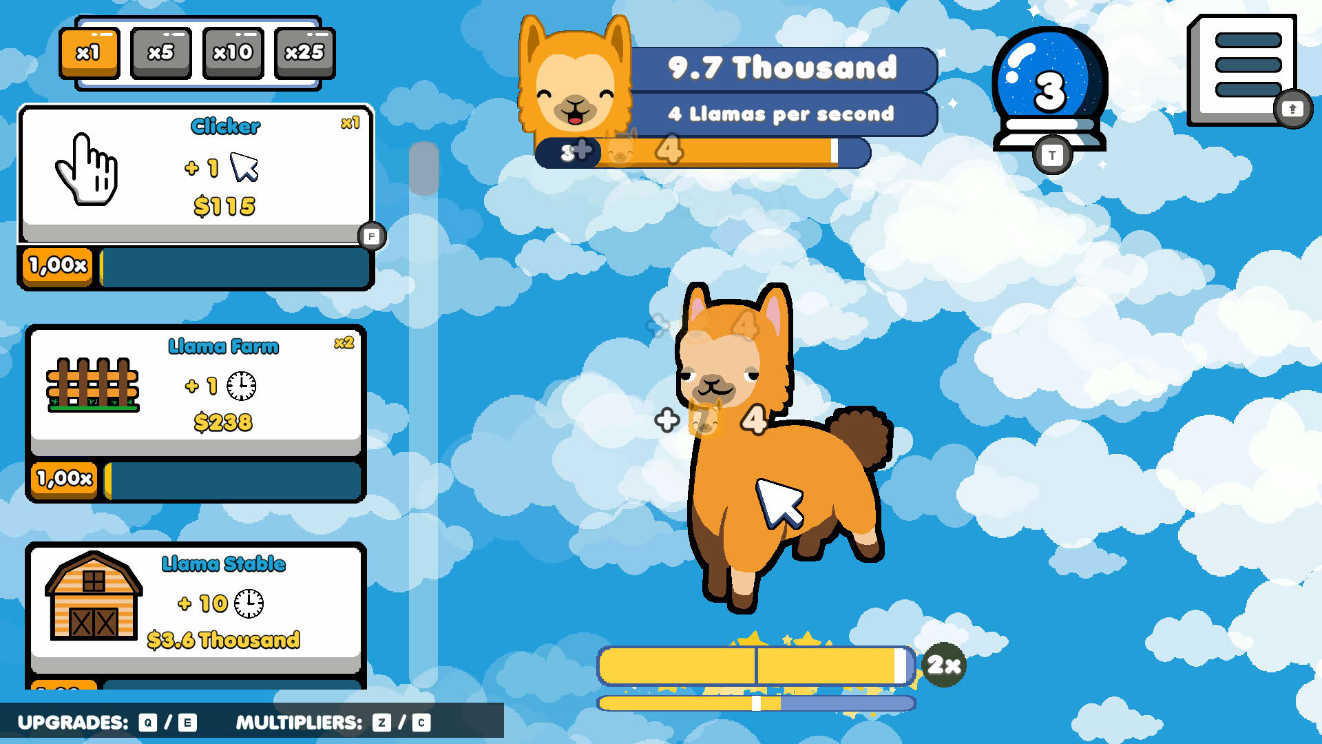 Screenshot for Lhama Clicker