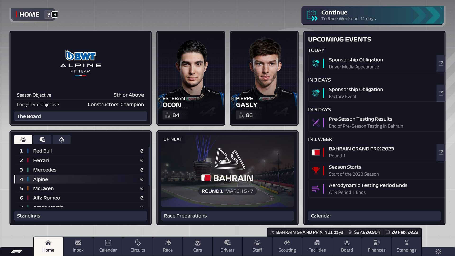 Screenshot for F1 Manager 2023