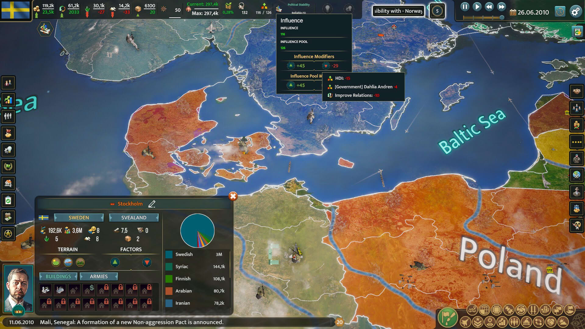 Screenshot for Realpolitiks 3: Earth and Beyond