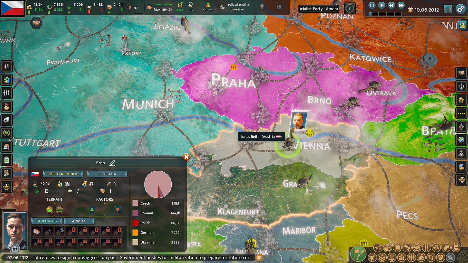 Screenshot for Realpolitiks 3: Earth and Beyond