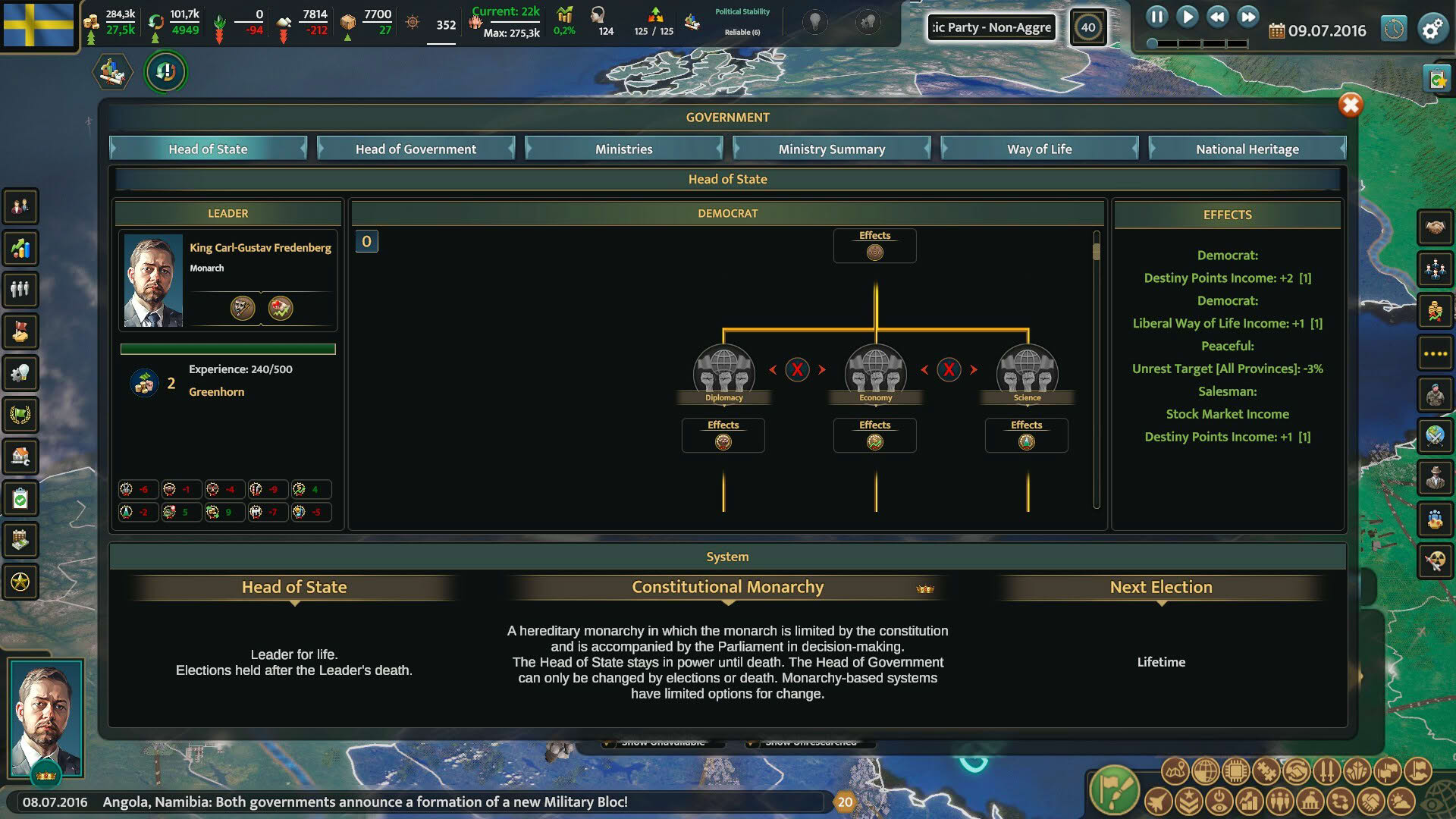 Screenshot for Realpolitiks 3: Earth and Beyond