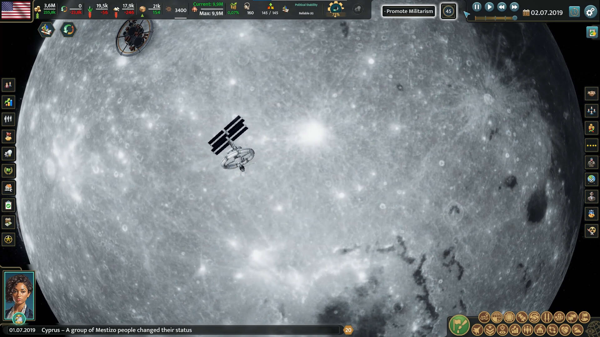 Screenshot for Realpolitiks 3: Earth and Beyond
