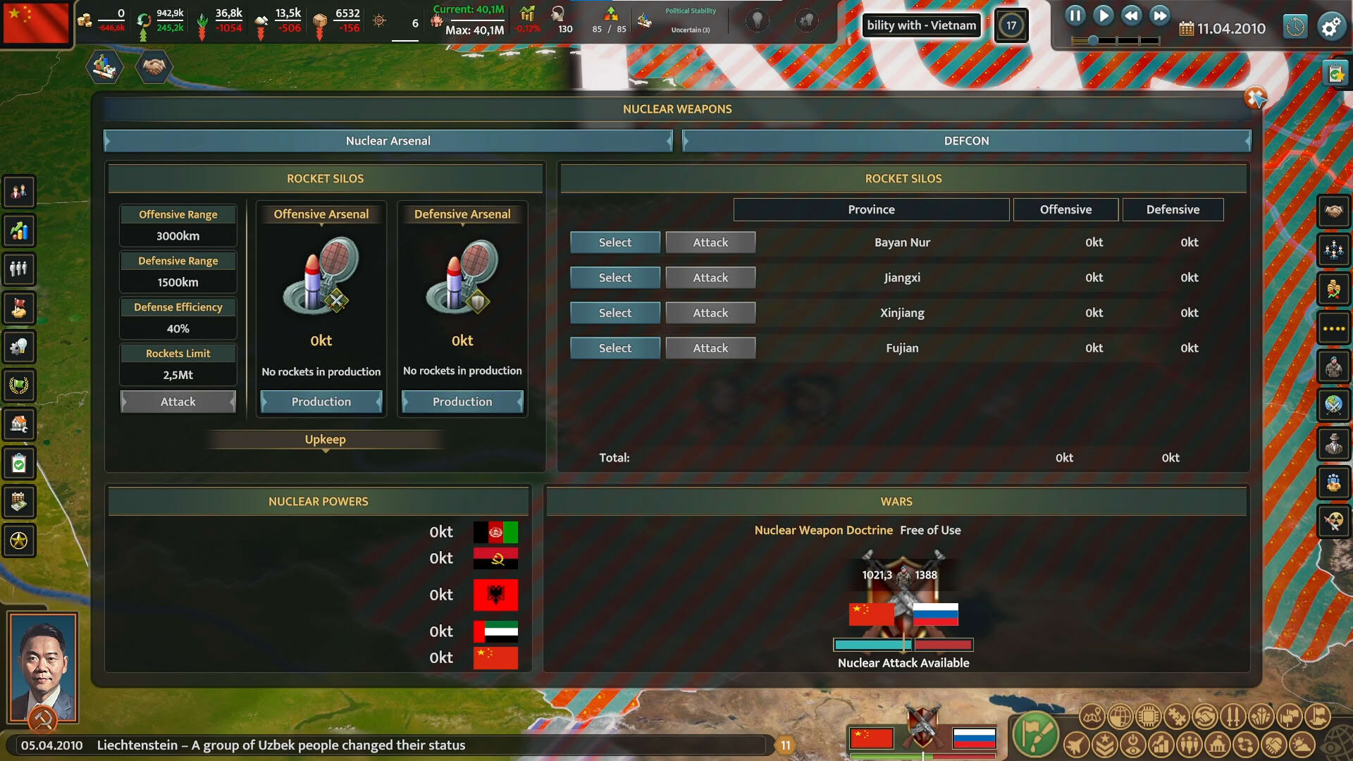 Screenshot for Realpolitiks 3: Earth and Beyond