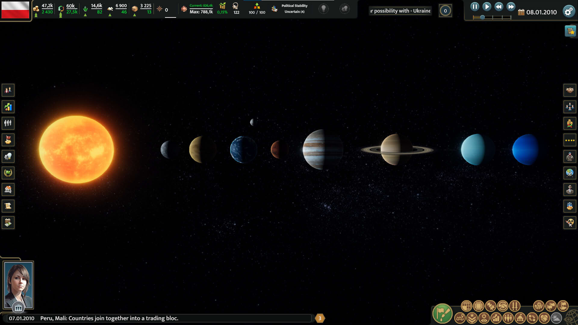 Screenshot for Realpolitiks 3: Earth and Beyond
