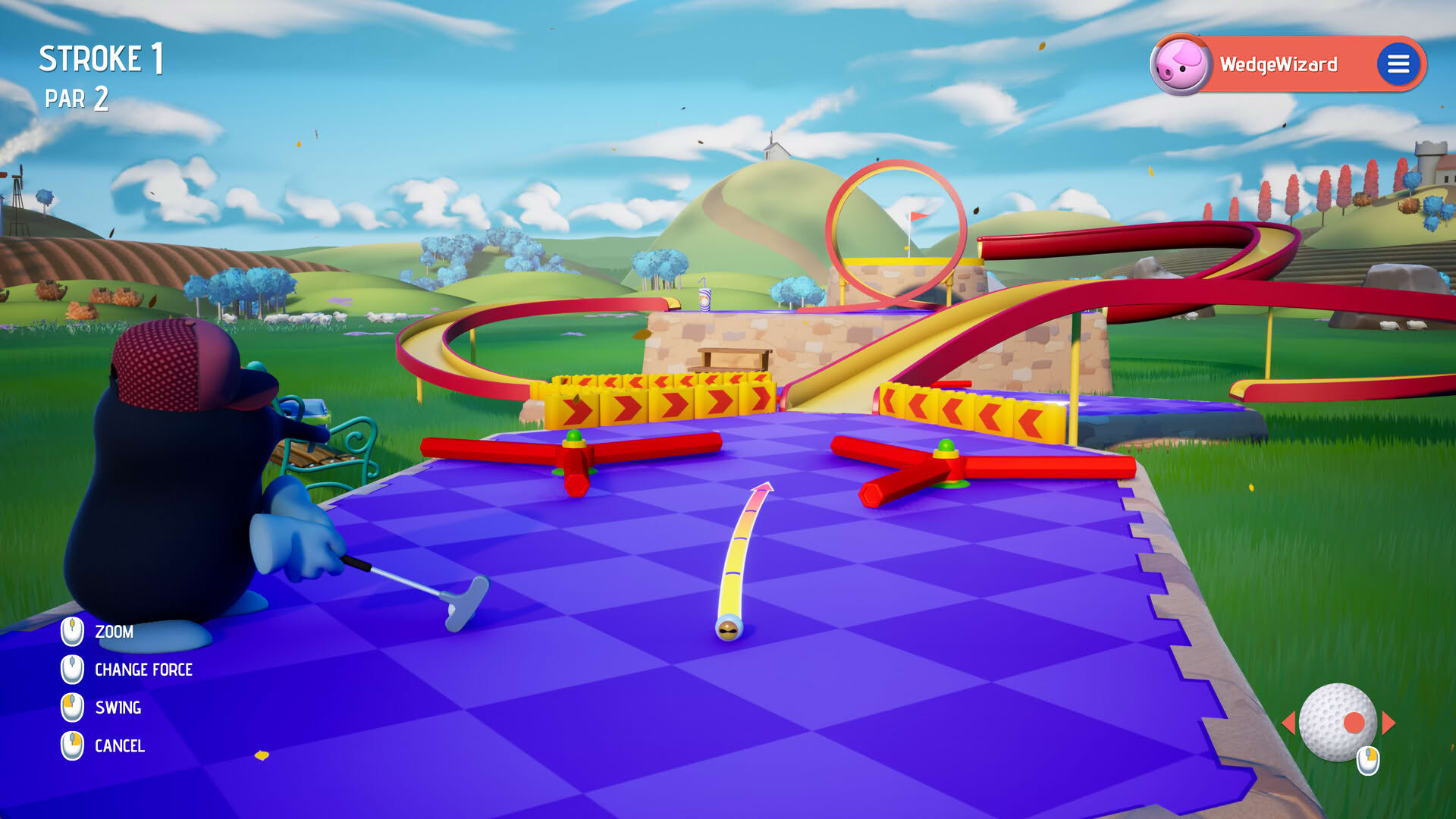 Screenshot for Minigolf Galaxy
