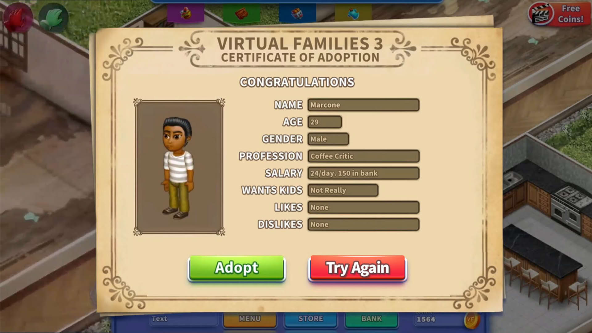Screenshot for Virtual Families 3