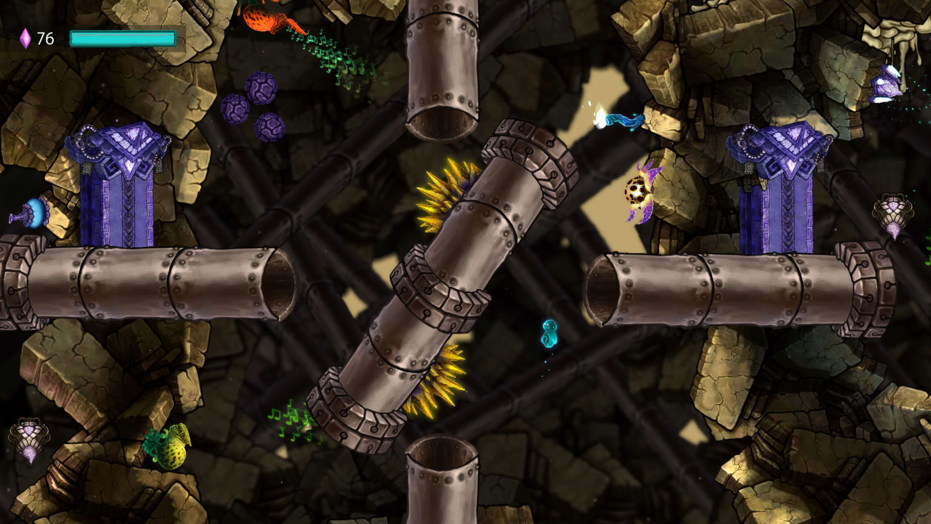 Screenshot for Beatbuddy: Tale of the Guardians