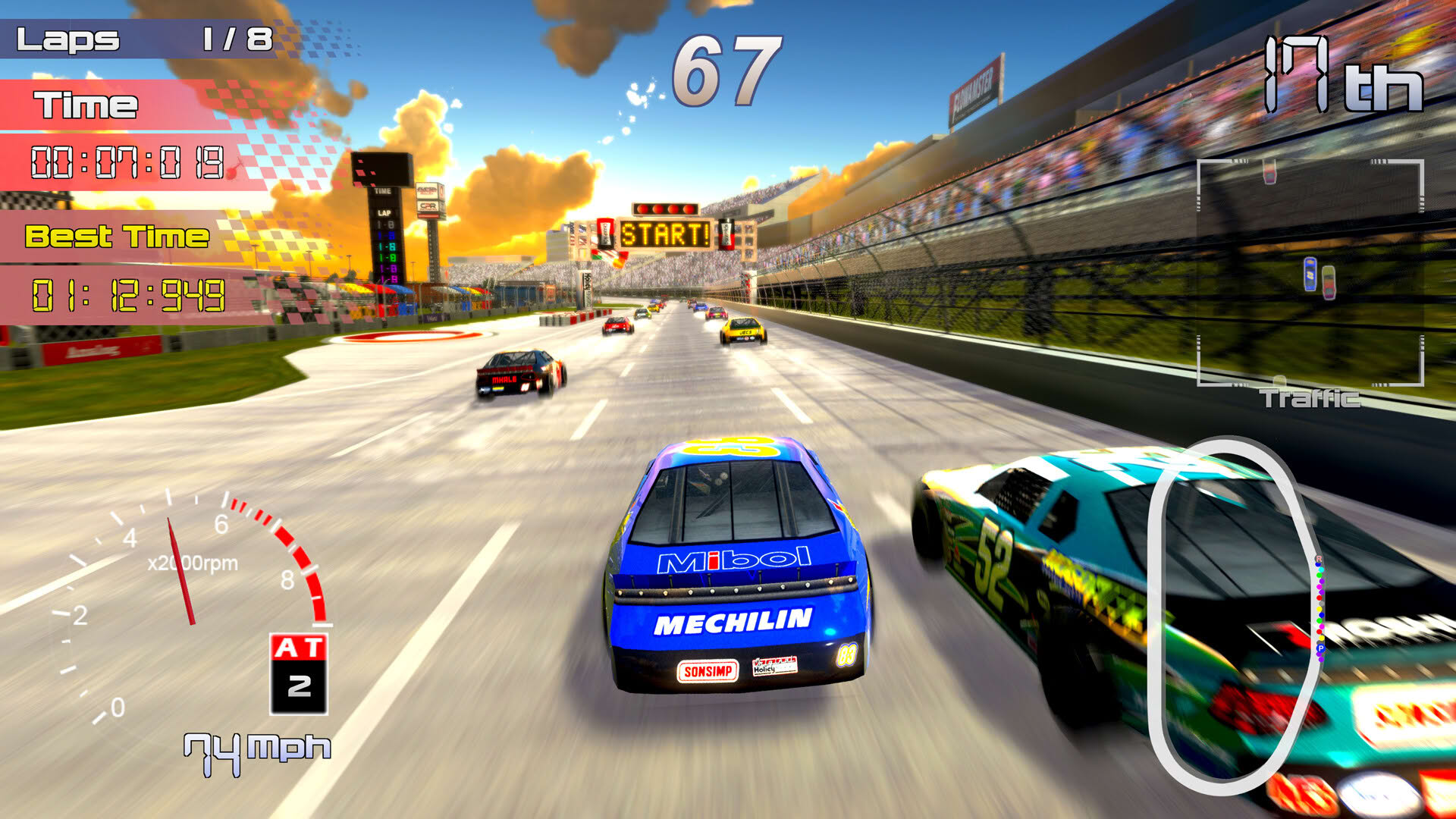 Screenshot for Speedway Racing