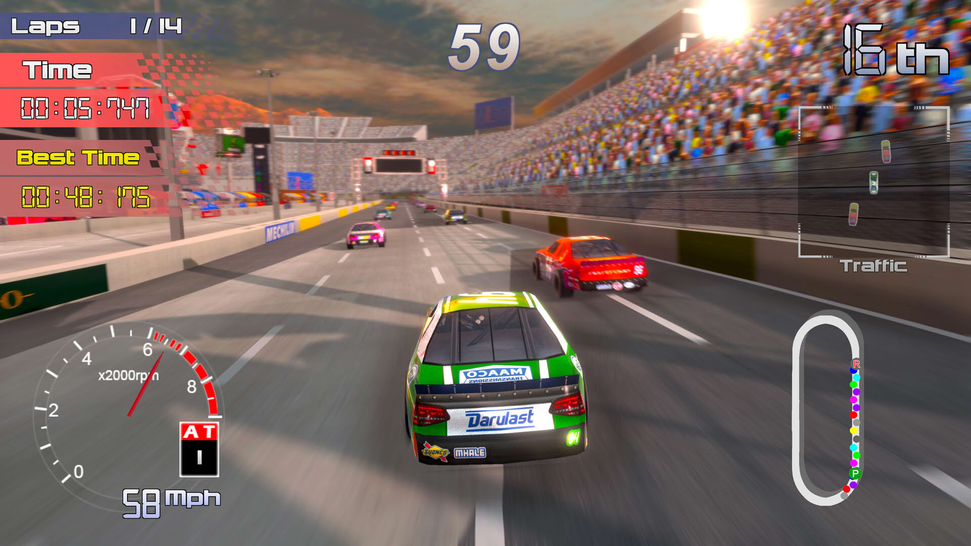 Screenshot for Speedway Racing