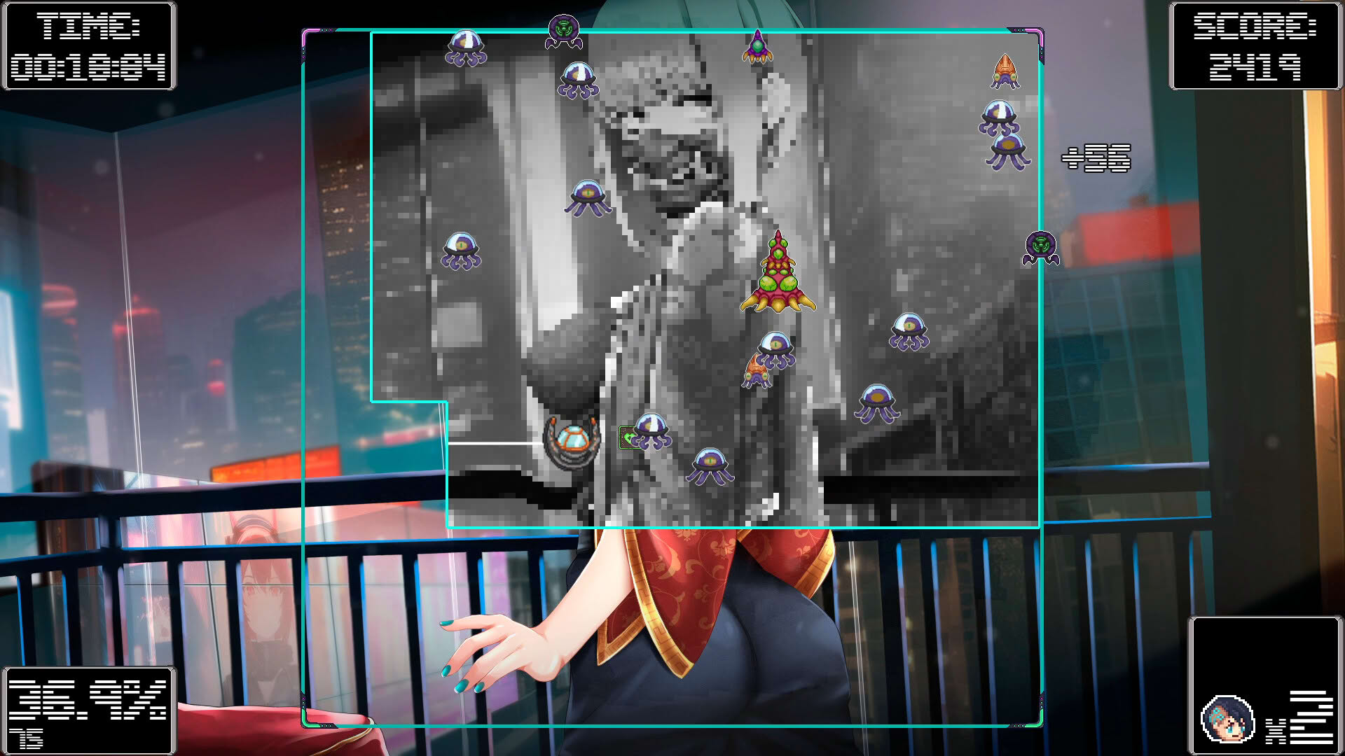 Screenshot for Waifu Space Conquest