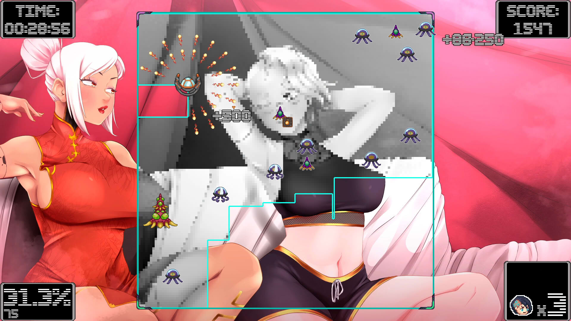 Screenshot for Waifu Space Conquest