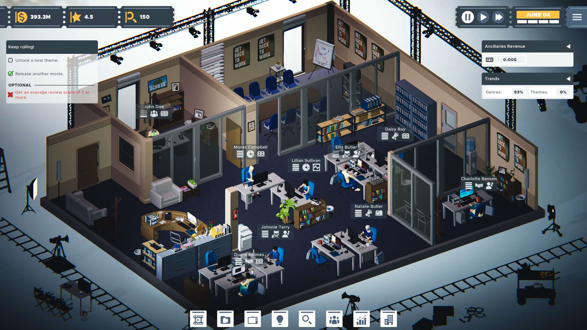 Screenshot for The Executive: Movie Industry Tycoon