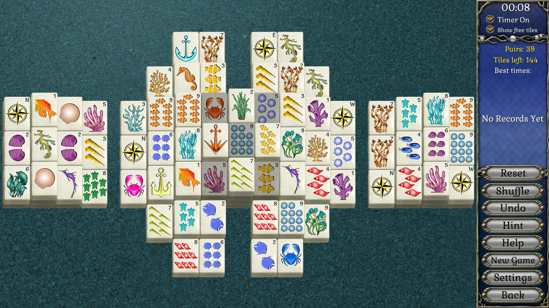 Screenshot for Jewel Match Atlantis Solitaire 4: Collector's Edition