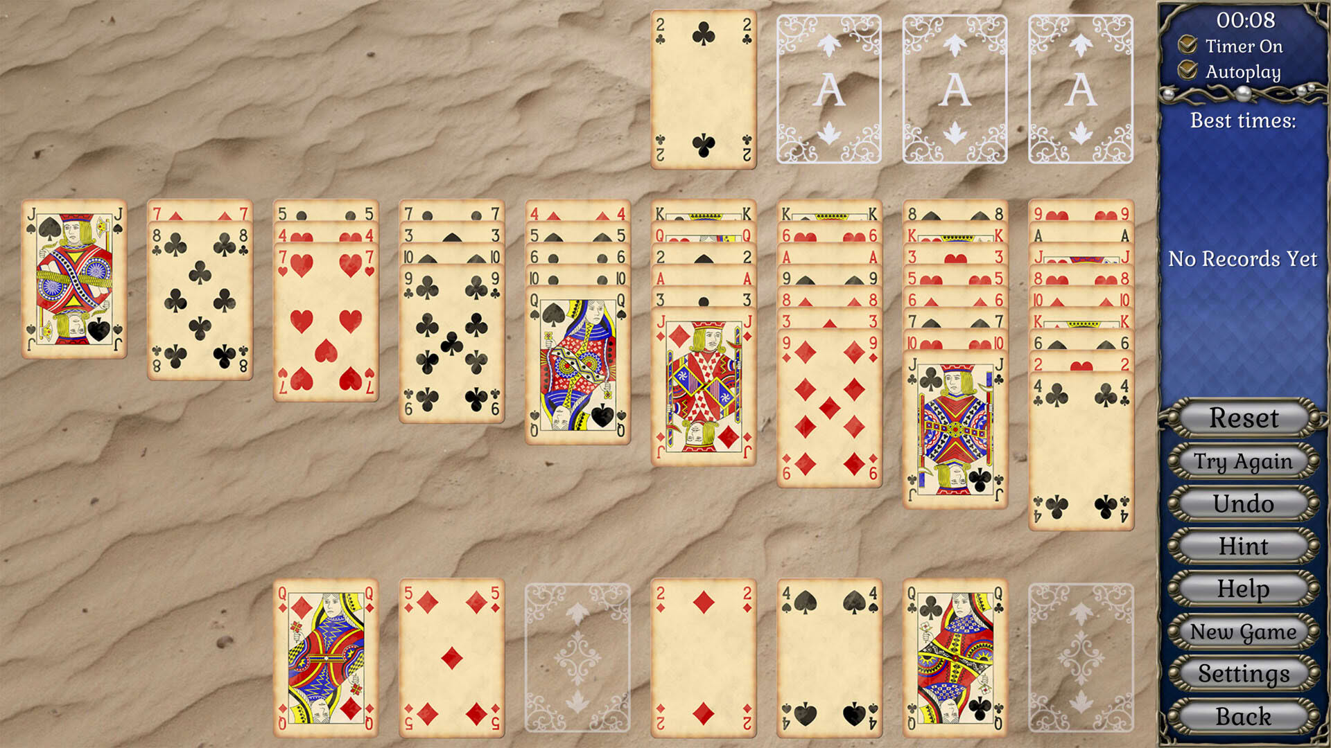Screenshot for Jewel Match Atlantis Solitaire 4: Collector's Edition