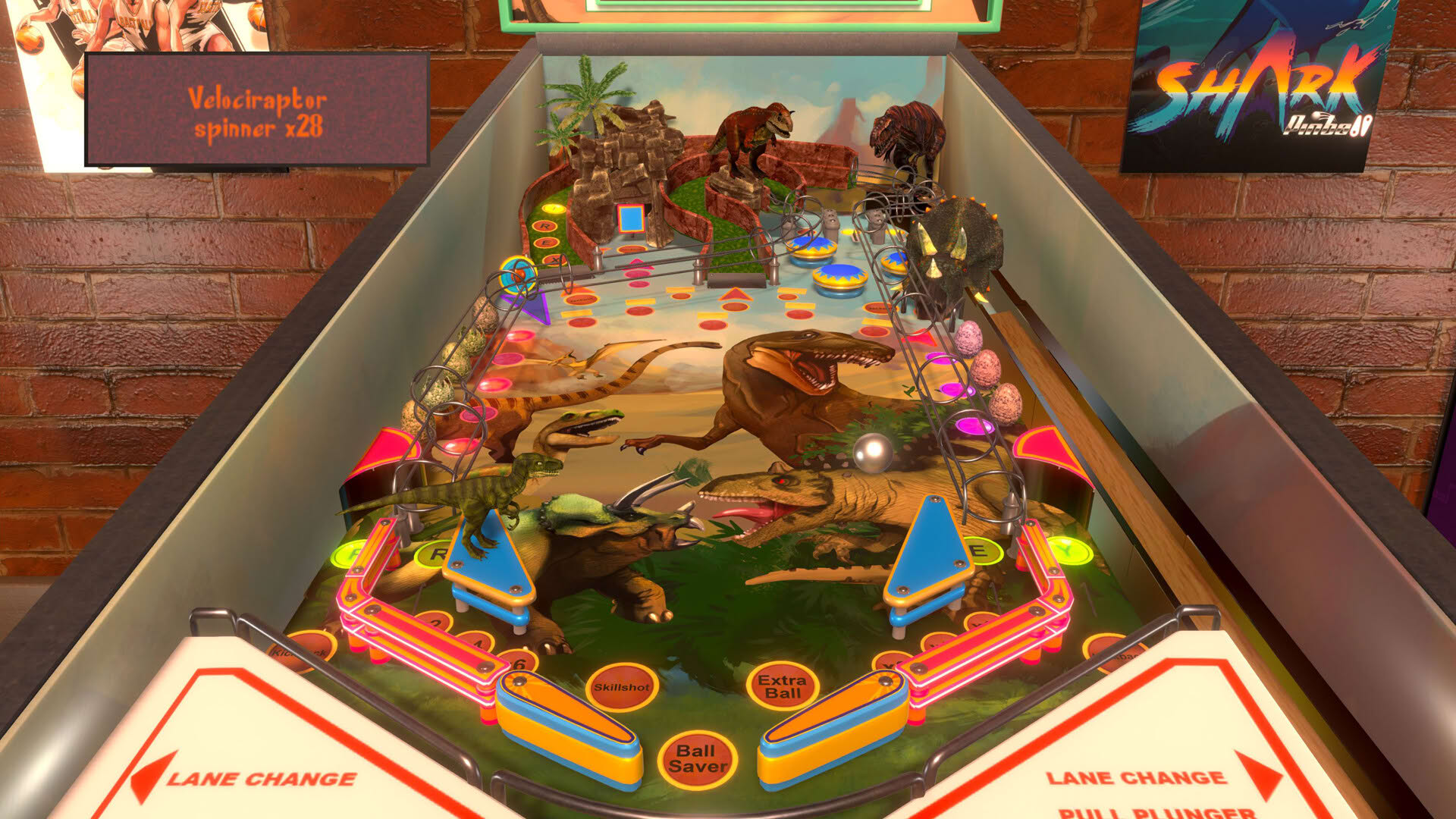 Screenshot for Jurassic Pinball